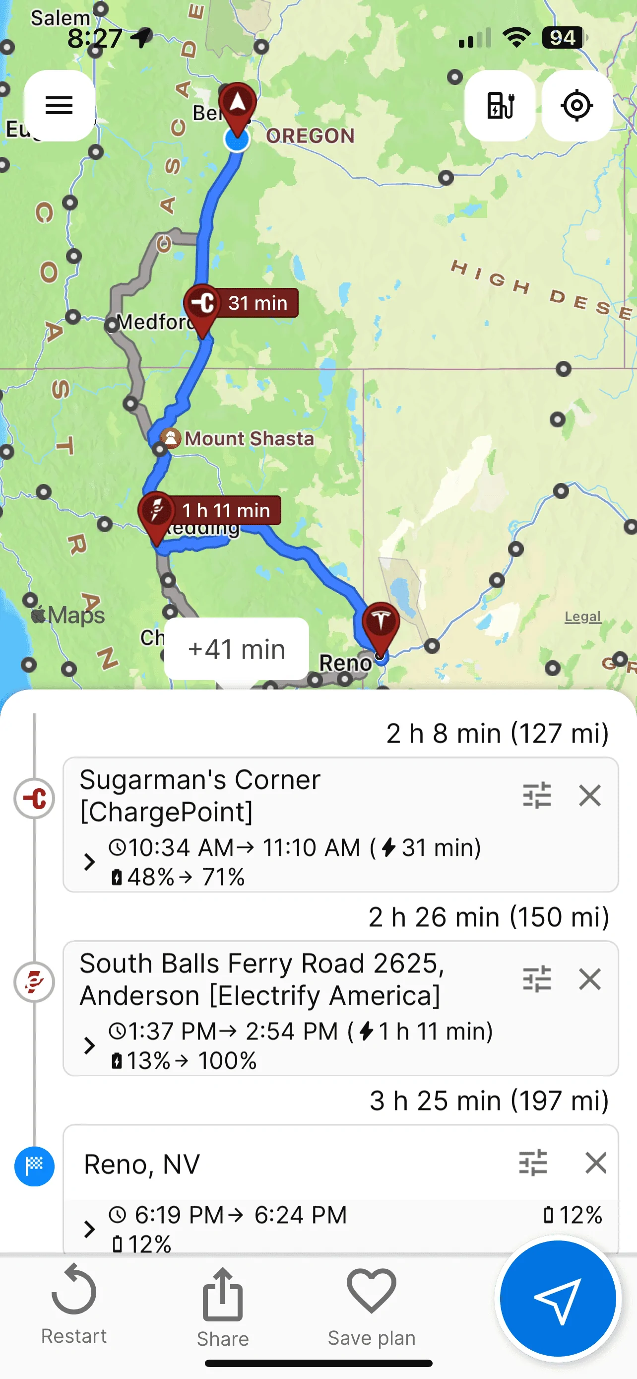 Ford F-150 Lightning Ford App Attempted to Reroute to Distant Charging Stations When Home was Closer w/o a Charge IMG_1660