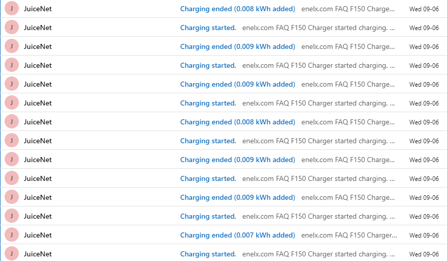 Ford F-150 Lightning Ford -> It's your charger. No Ford, it's your buggy &*# code. 1694393348390