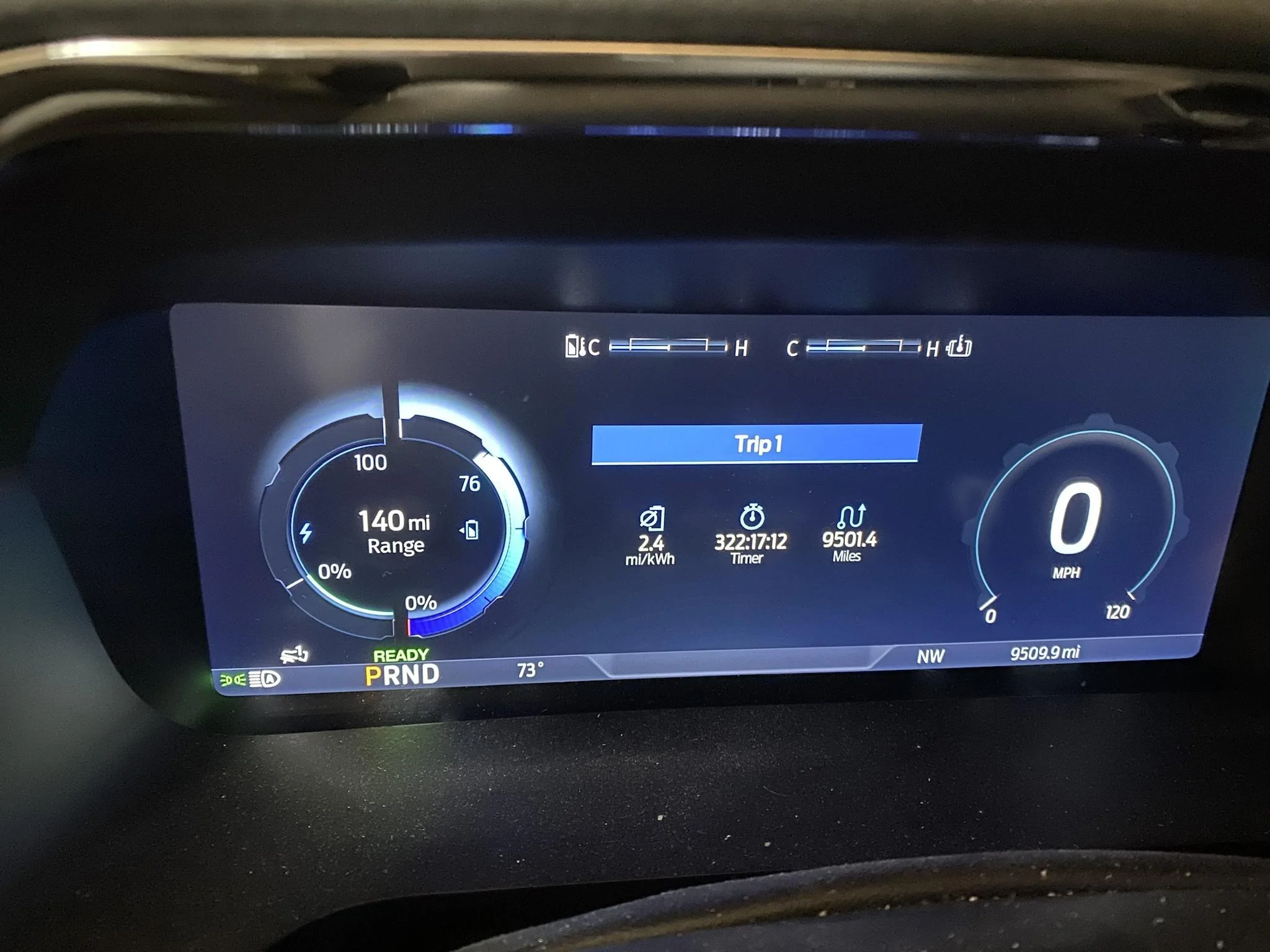 Ford F-150 Lightning Truck seems to have some range issues? 2022 XLT SR at 80% charge showing 140 miles of range? range up  until n o