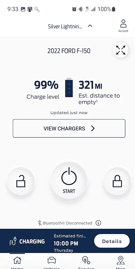 Ford F-150 Lightning I have a Tesla wall charger with adapter 80 amp how can I check to see what it is delivering? 1695078985221
