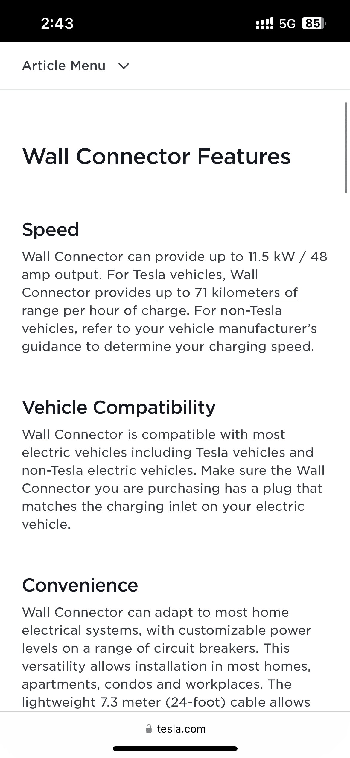 Ford F-150 Lightning I have a Tesla wall charger with adapter 80 amp how can I check to see what it is delivering? IMG_6297