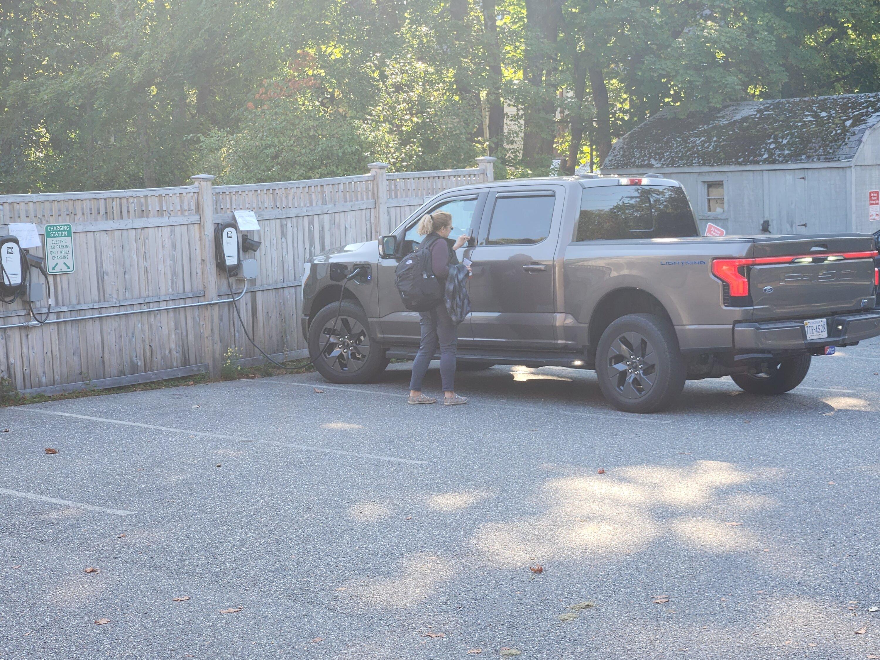 Ford F-150 Lightning Help with charging around in Bar Hourbor? 1696424440633858686856464617217
