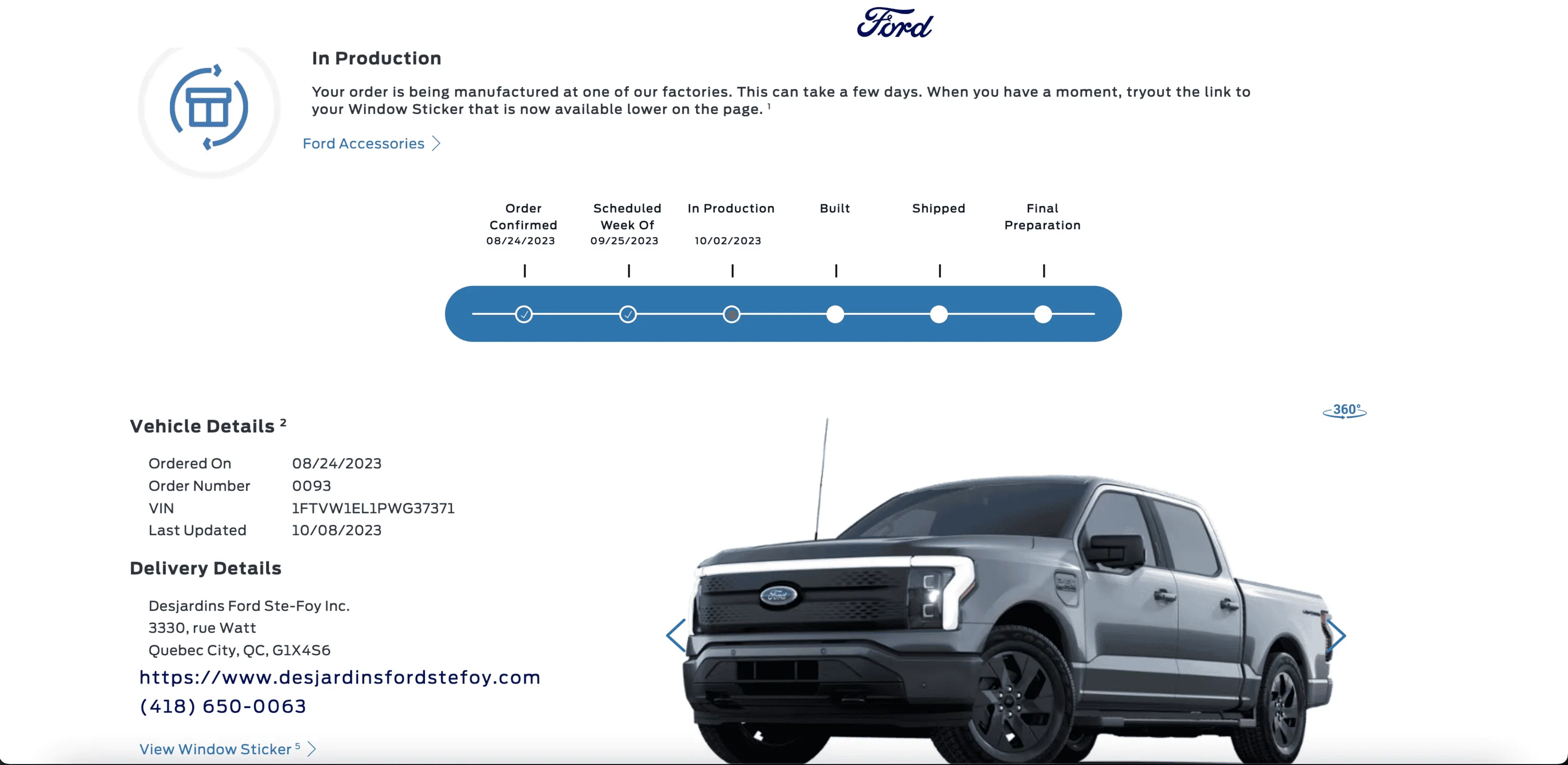 Ford F-150 Lightning ✅ 9/25/2023 Lightning Build Week Group (MY2023) Capture d’écran, le 2023-10-09 à 21.00.11