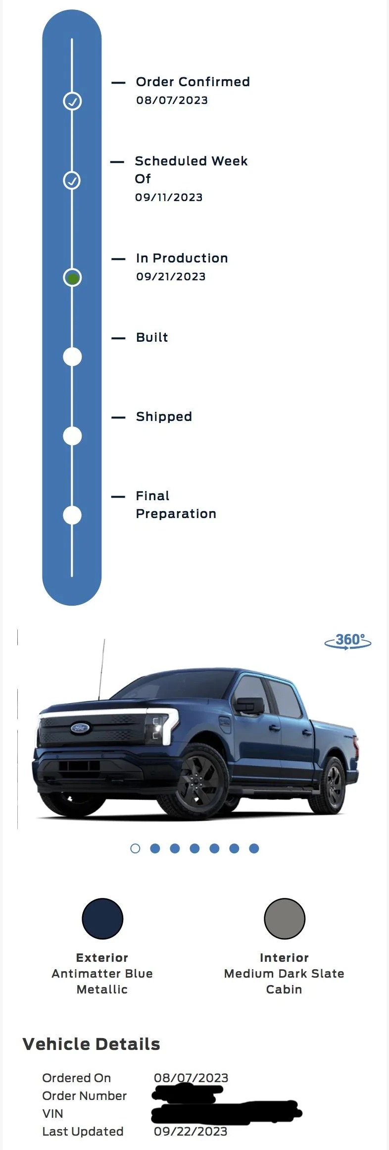 Ford F-150 Lightning ✅ 9/11/2023 Lightning Build Week Group (MY2023) IMG_3183