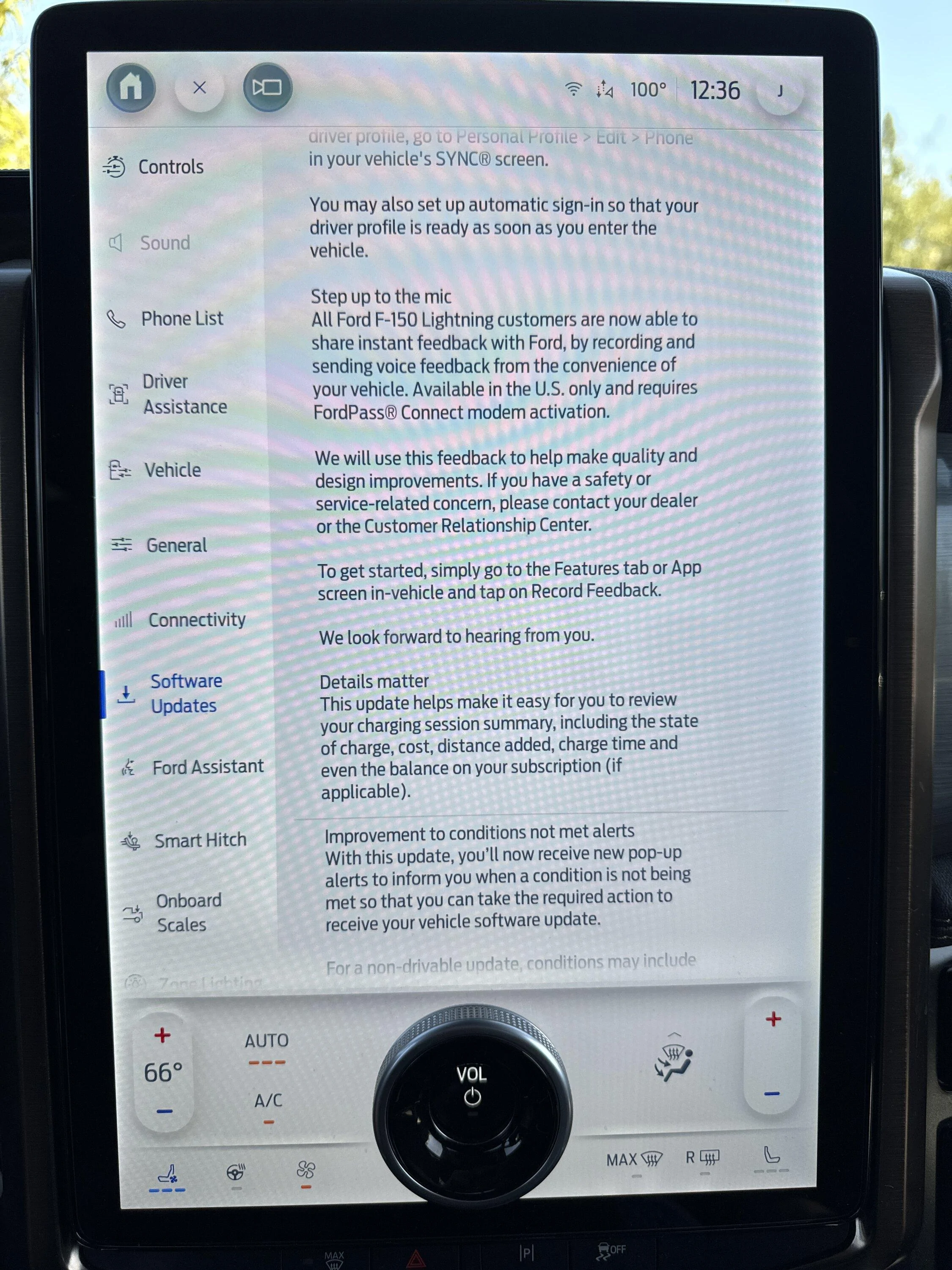 Ford F-150 Lightning Lightning Software Updates using FDRS imag