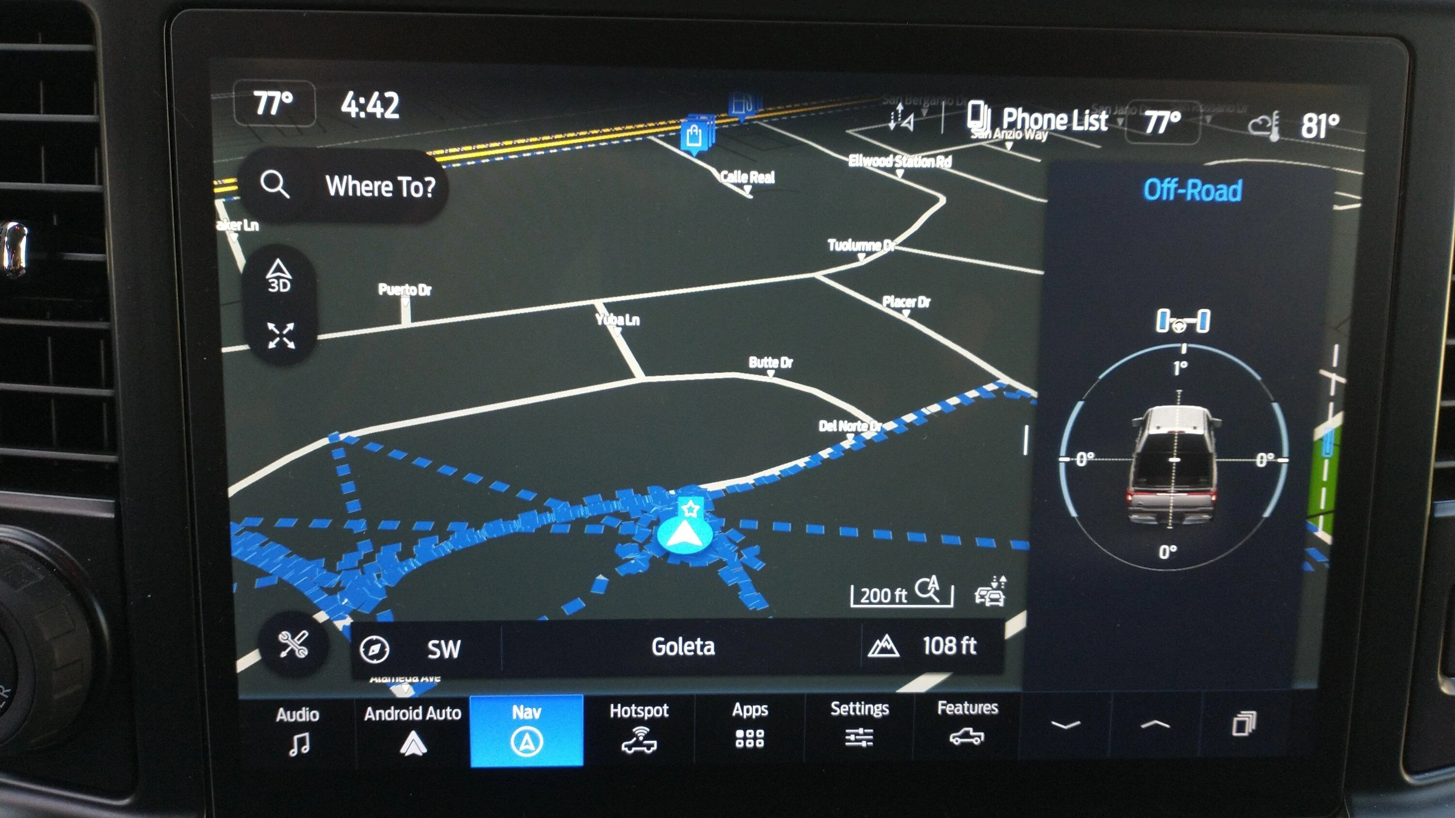 Ford F-150 Lightning No GPS (Navigation / BlueCruise / Satellite Radio...  - fixed 6/20/23  Bad Coax Splitter IMG_20231024_164244759 GPS showing breadcrumbs in odd directions due to previous GPS fails