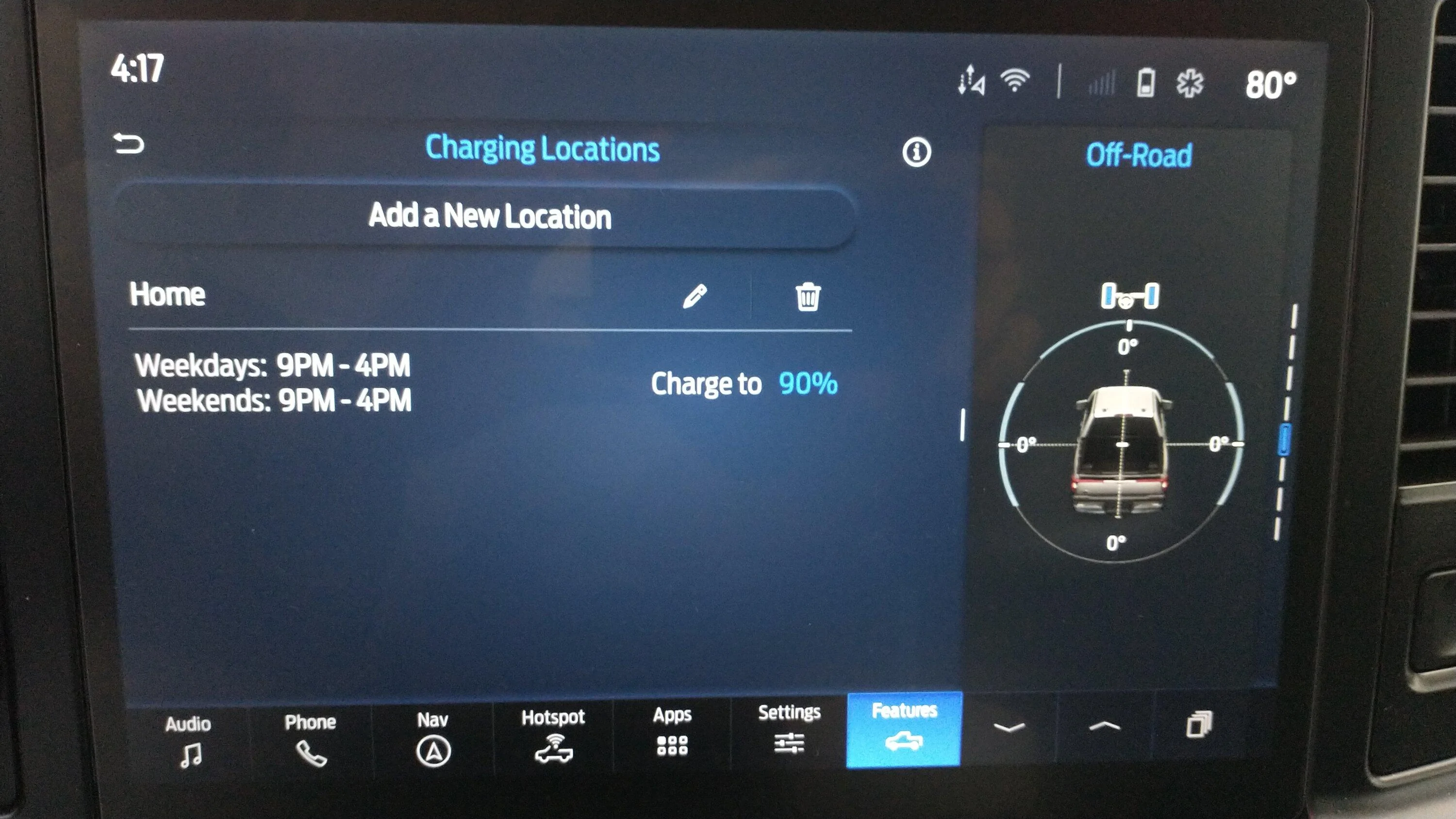 Ford F-150 Lightning Fordpass. Need help ASAP IMG_20231026_161721207 home charging location settings