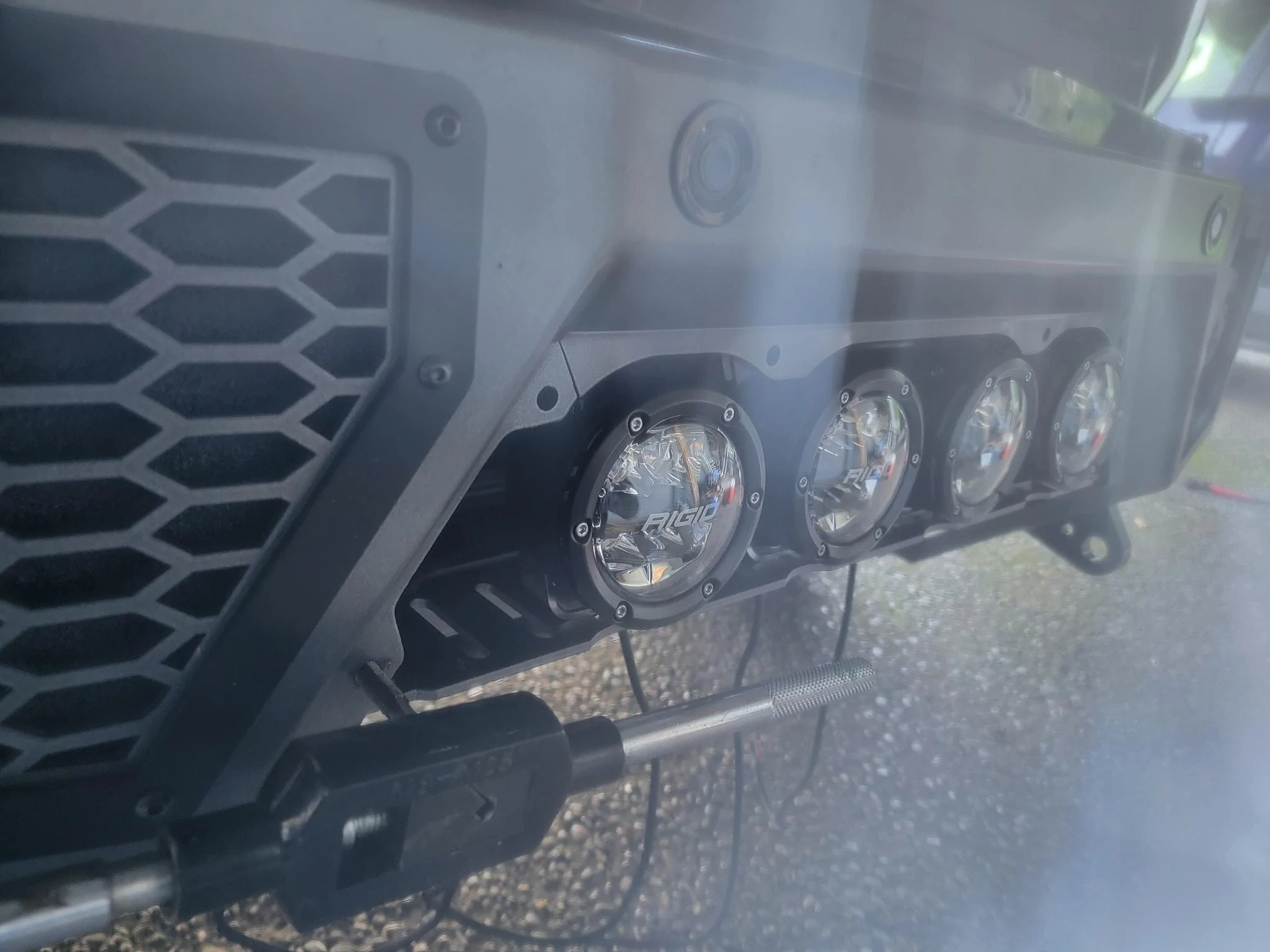 Ford F-150 Lightning Sinister front. tapping