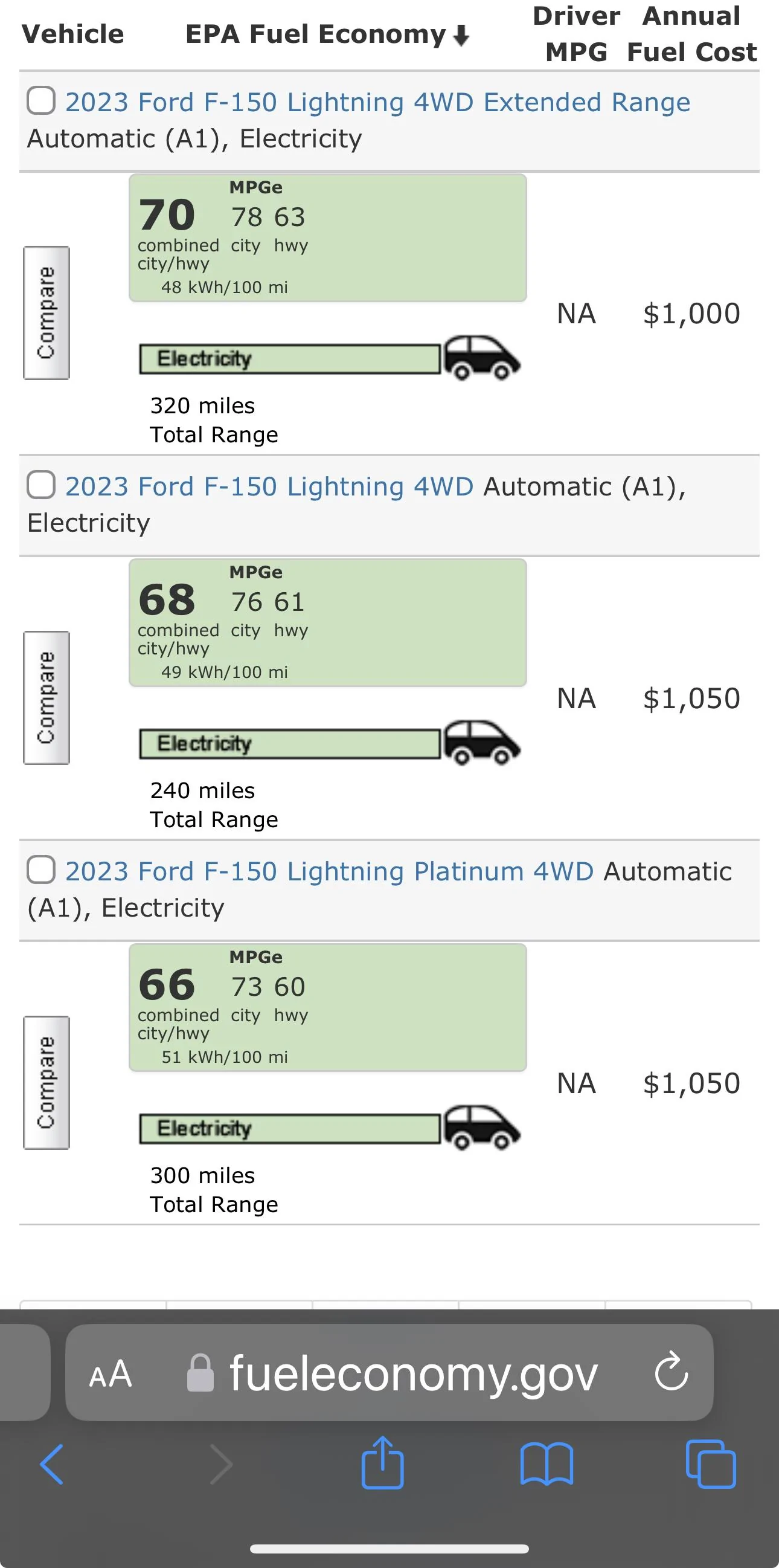 Ford F-150 Lightning Let's talk CAFE IMG_0078