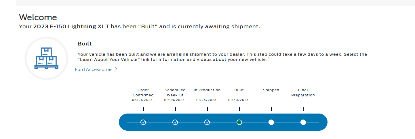Ford F-150 Lightning โ
 10/09/2023 Lightning Build Week Group (MY2023) 1698759268652