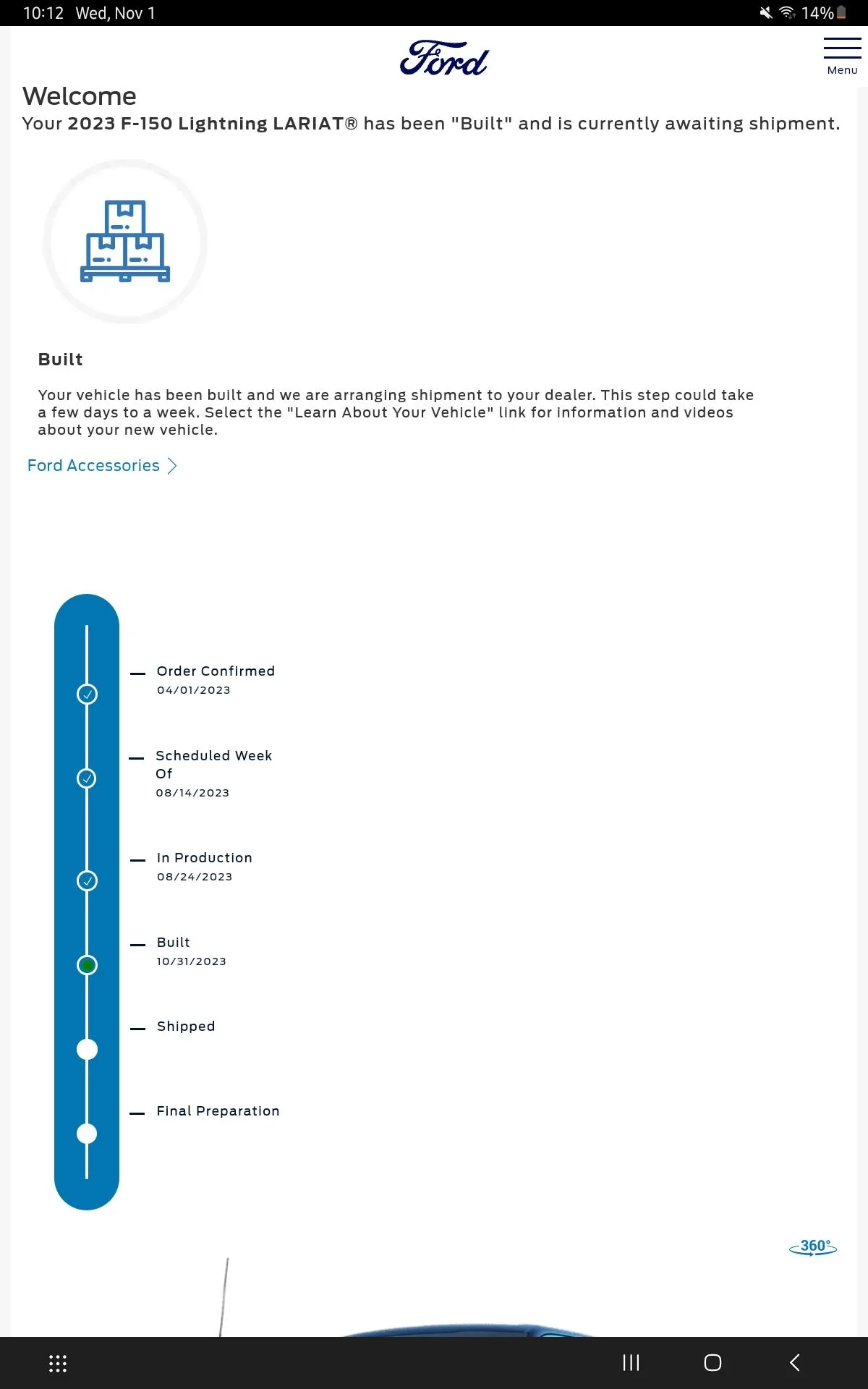 Ford F-150 Lightning ✅ 8/14/2023 Lightning Build Week Group (MY2023) Screenshot_20231101_101219_Edg