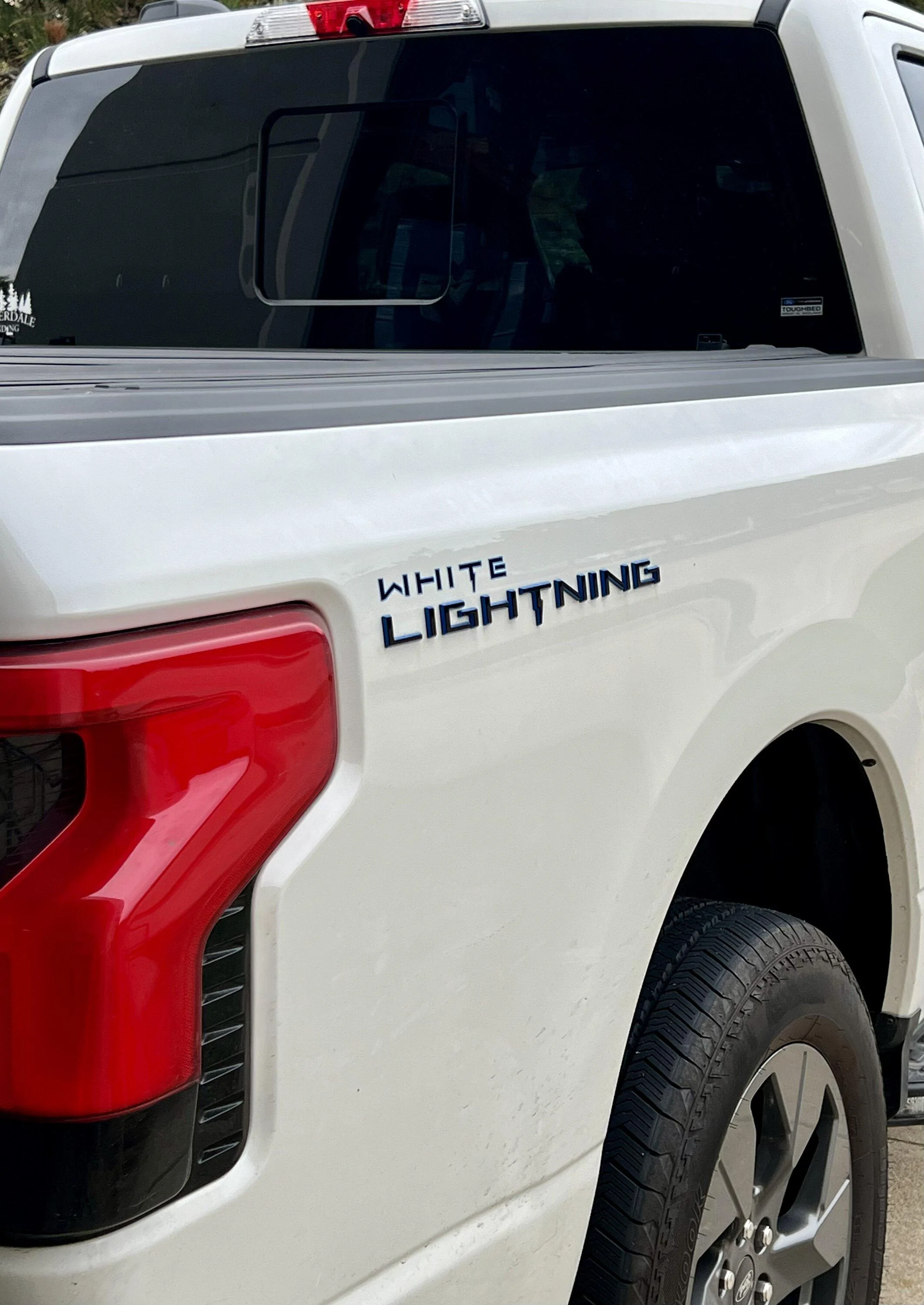 Ford F-150 Lightning White Lightning Decal IMG_3372