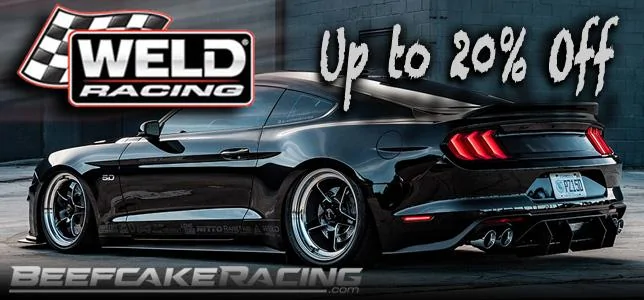 Ford F-150 Lightning Up to 55% off Black Friday @Beefcake Racing! weld-racing-20off-sal