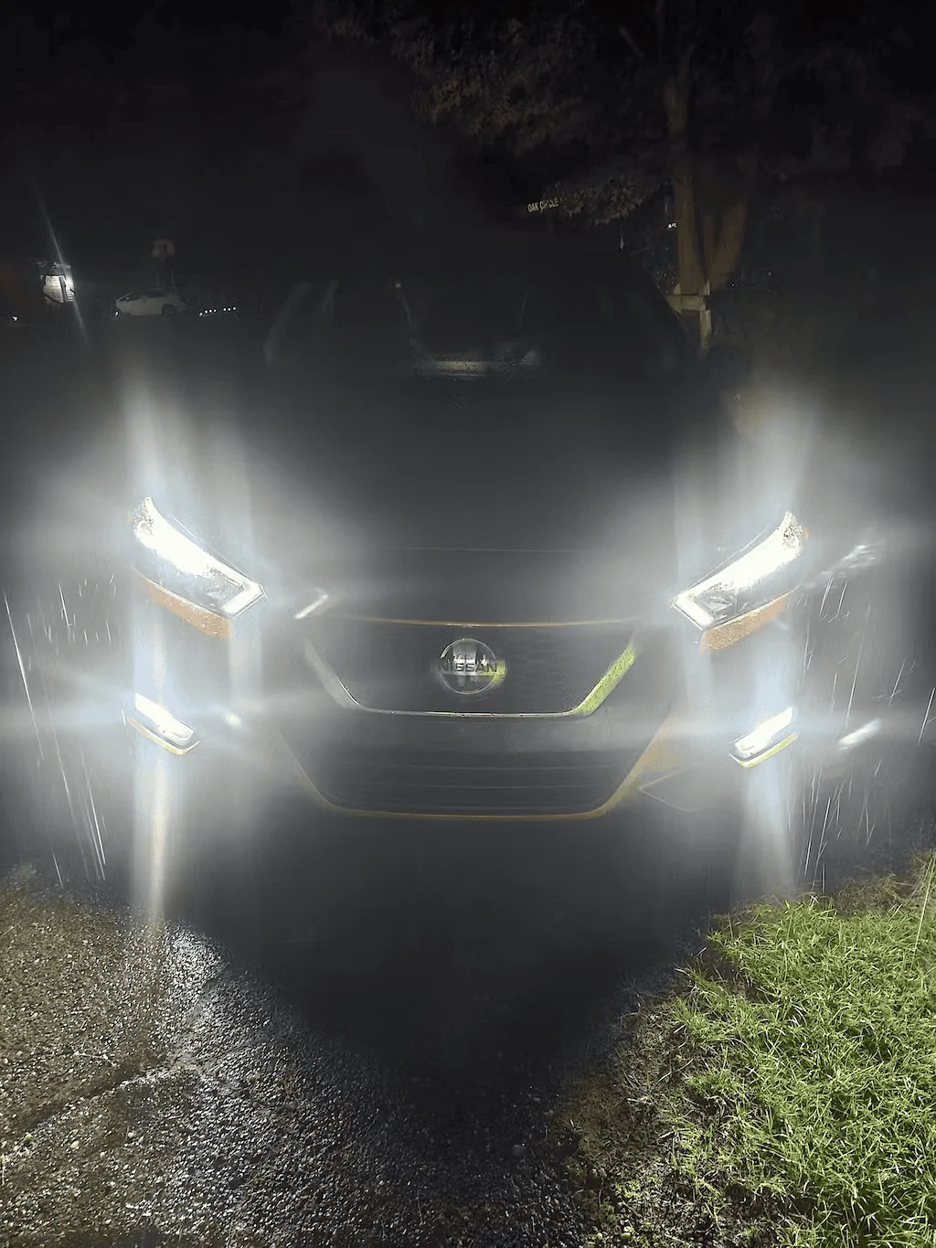 Ford F-150 Lightning The Upgraded LED Solution for Halogen Headlights photo5-lasfit led bulb-LAair H11 customer feedback shot by Justin