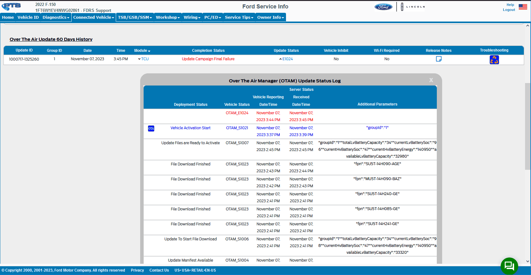 Ford F-150 Lightning Power-Up OTA 6.4.0 - Smart Changes: Refinements to improve connectivity Lightning_6-4-0_OTA_Fail_Maybe