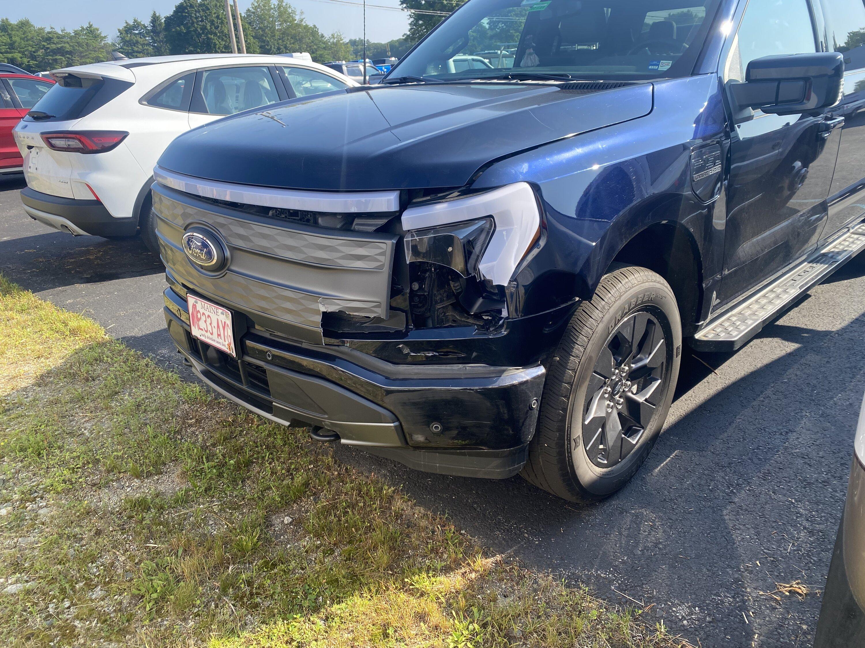 Ford F-150 Lightning Dealer crashed my Lightning IMG_1300