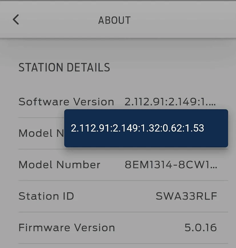 Ford F-150 Lightning FCSP Software Version 2.112.91:2.149:1.32:1.53:0.62 1699718597696