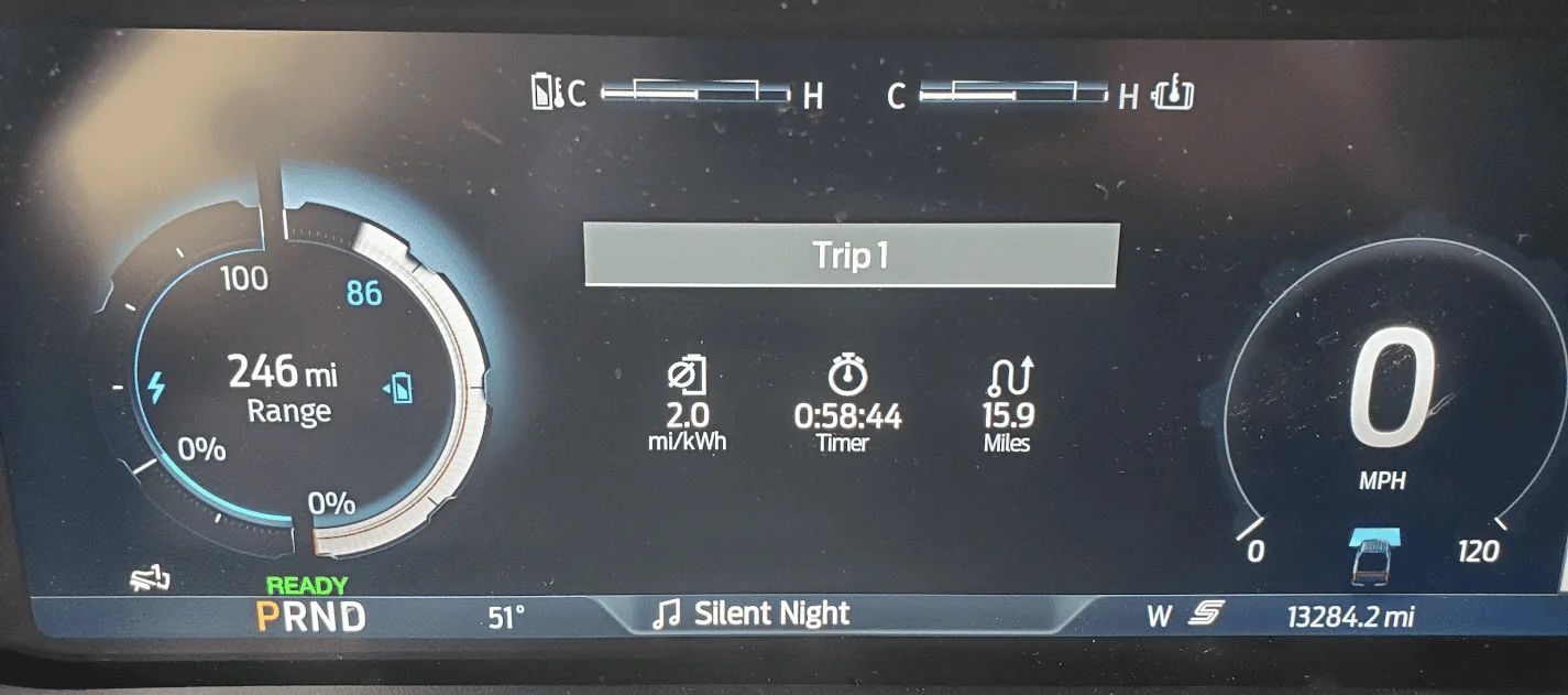 Ford F-150 Lightning Ford's Important Tip For Driving Your Lightning in the Cold: Preconditioning / Pre-Heat Your Battery 1700152297587