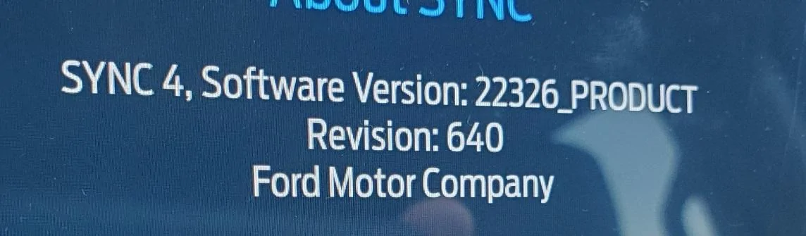 Ford F-150 Lightning Bluetooth stuttering issue (Sync 4, 12" screen) 20231117_114214-mod