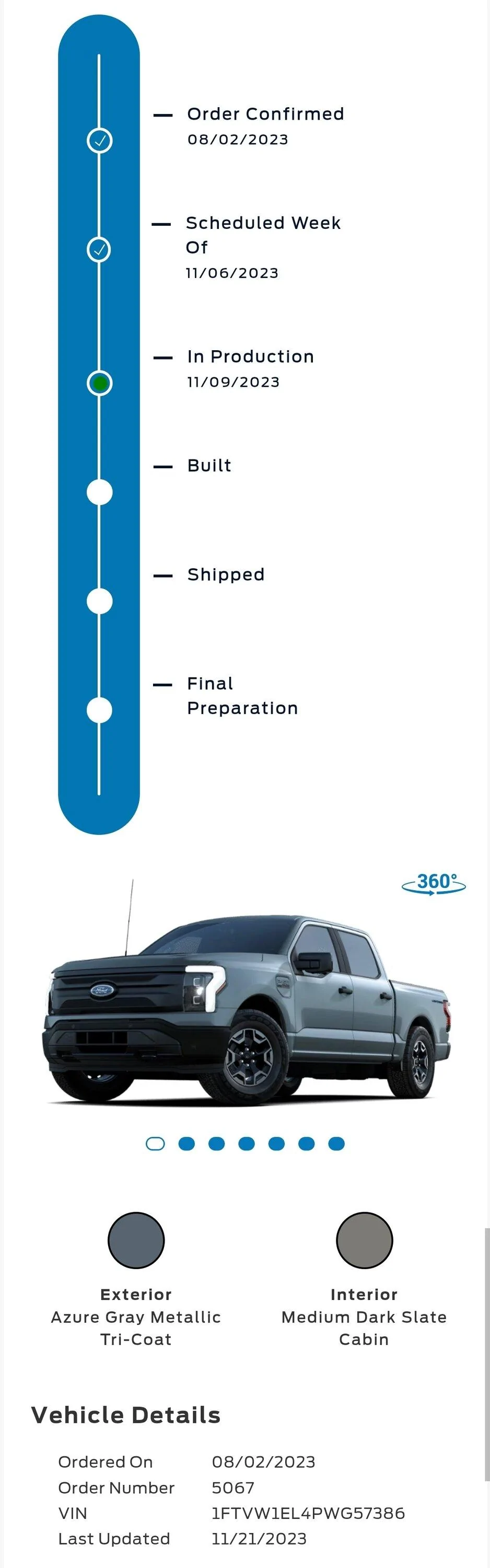 Ford F-150 Lightning ✅ 11/06/2023 Lightning Build Week Group (MY2023) Screenshot_20231206_091900_Chrom