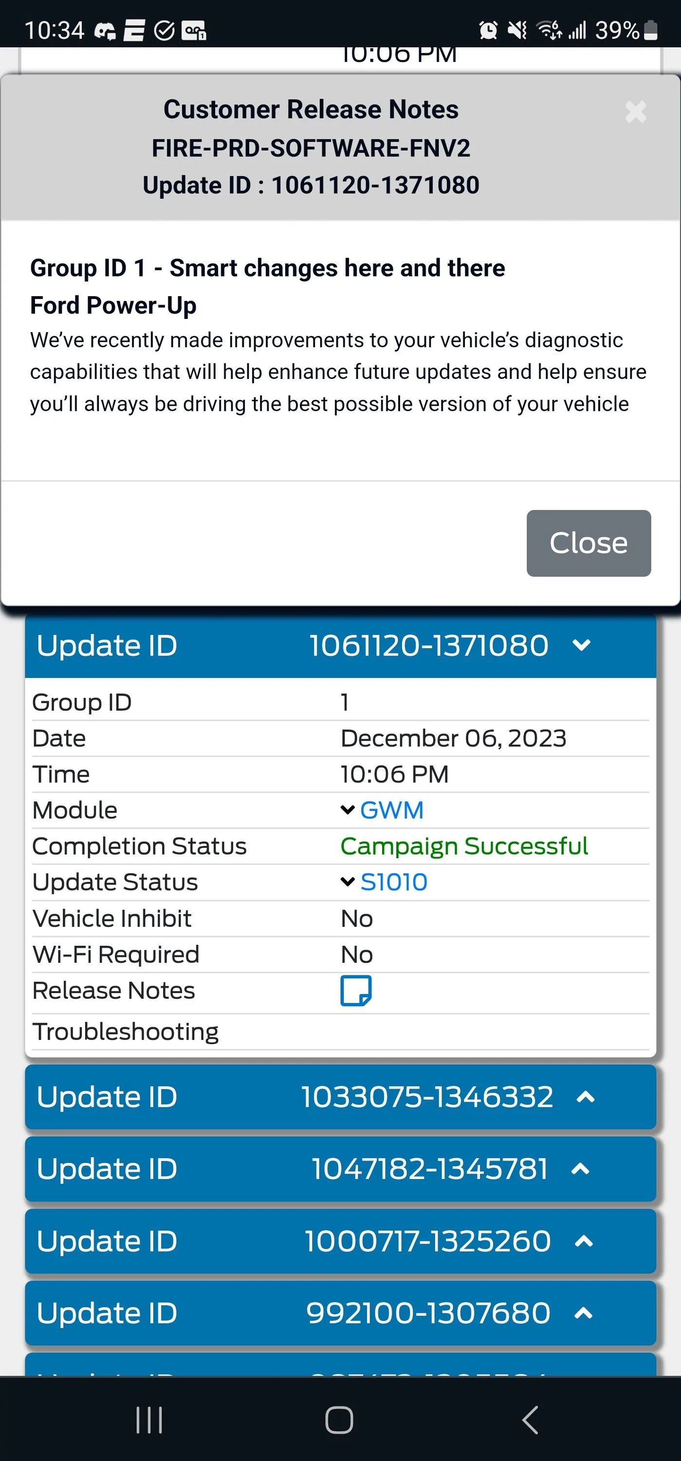 Ford F-150 Lightning Power-Up OTA 6.4.0 - Smart Changes: Refinements to improve connectivity Screenshot_20231206_223445_Chrom