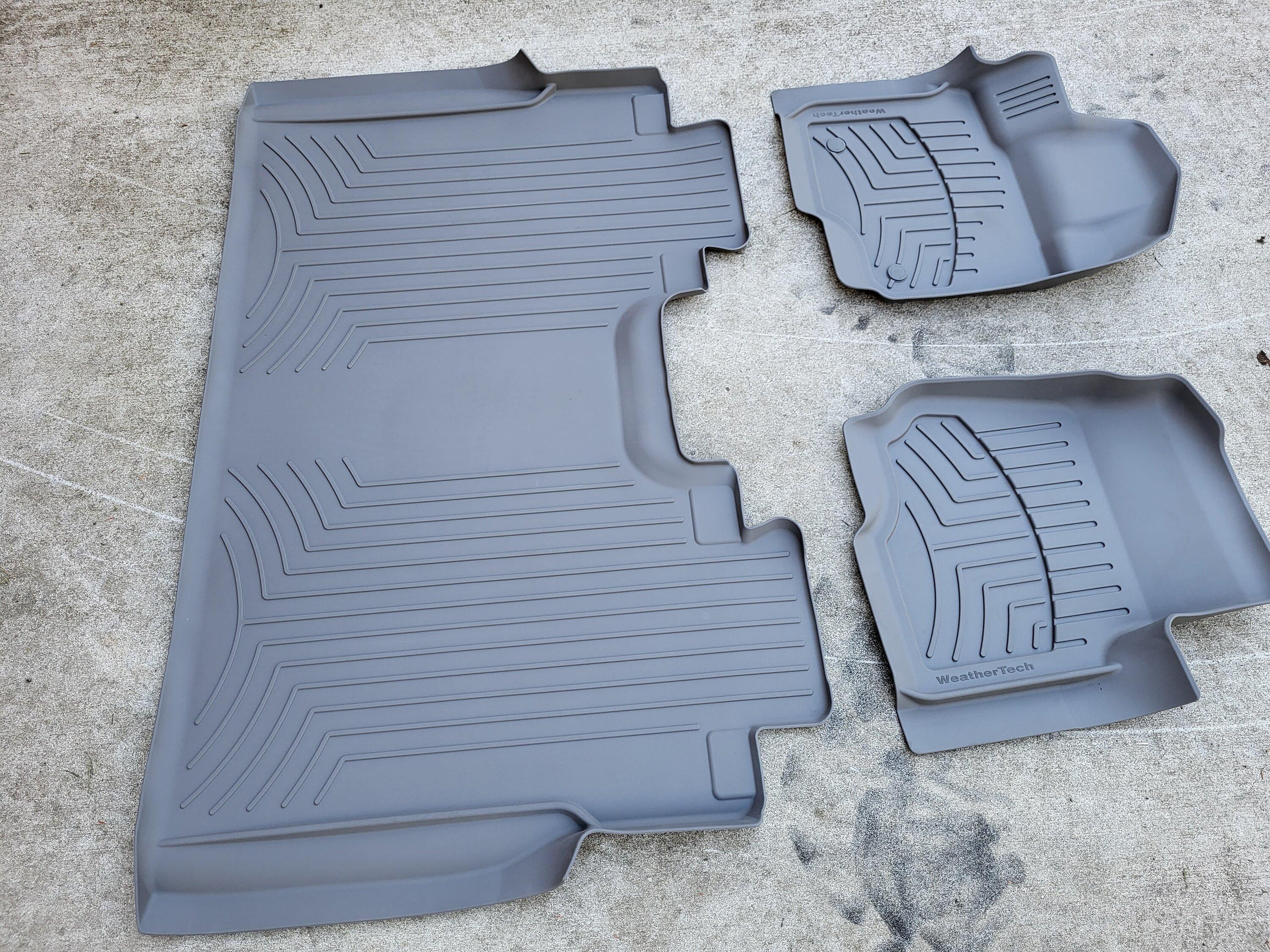 Ford F-150 Lightning Grey WeatherTech HP floor-liner Mats used once $100 Weathertech mat set