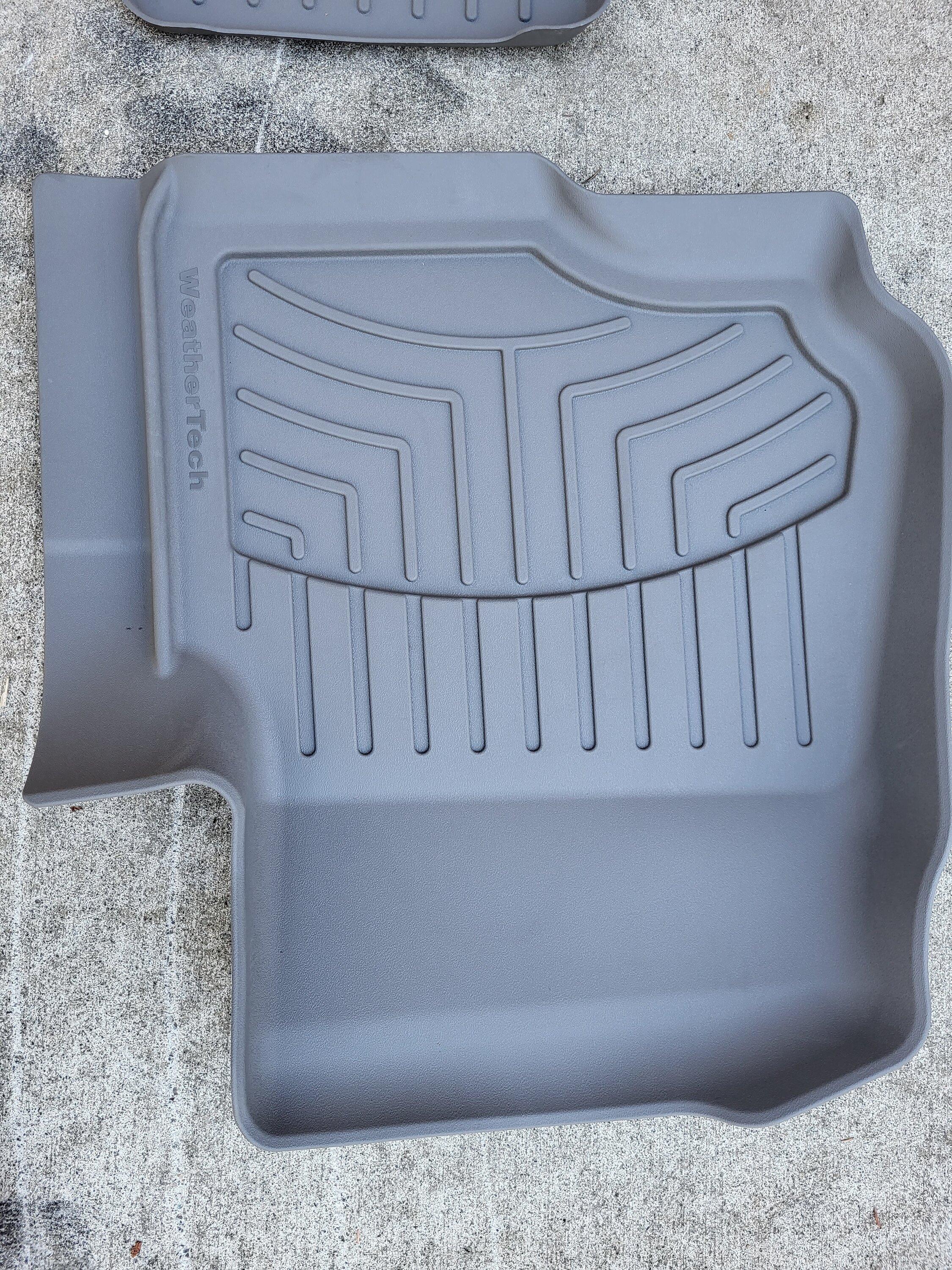 Ford F-150 Lightning Grey WeatherTech HP floor-liner Mats used once $100 Weathertech mat pasenger