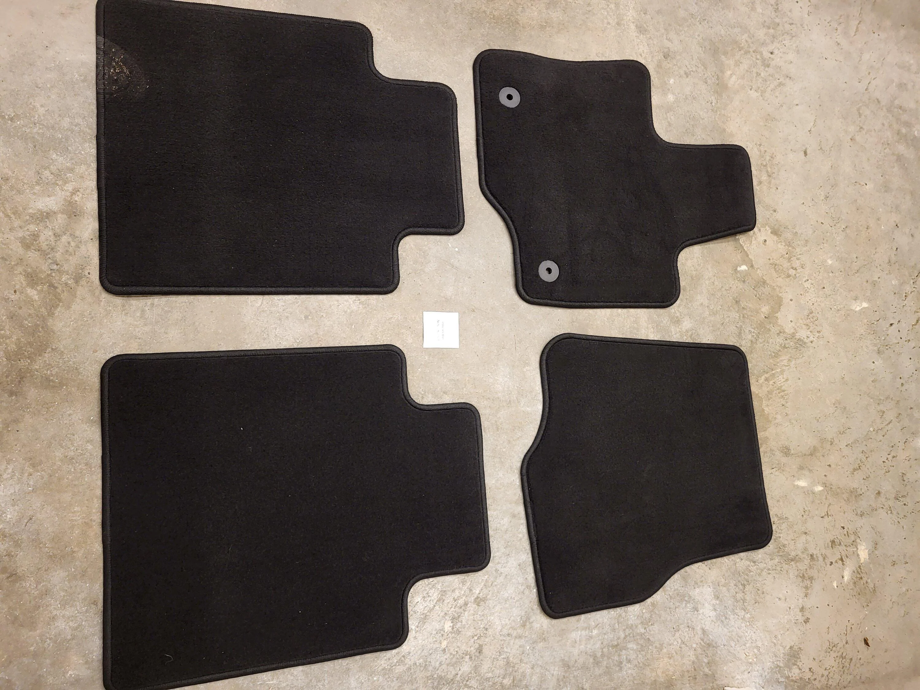 Ford F-150 Lightning Grey WeatherTech HP floor-liner Mats used once $100 Ford  F150 Lightning carpet mats