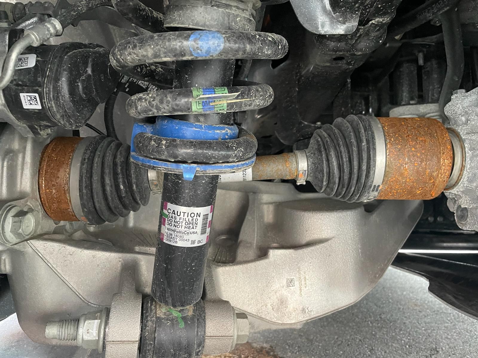 Ford F-150 Lightning Rust on axel/suspension already? IMG_7383.HEIC
