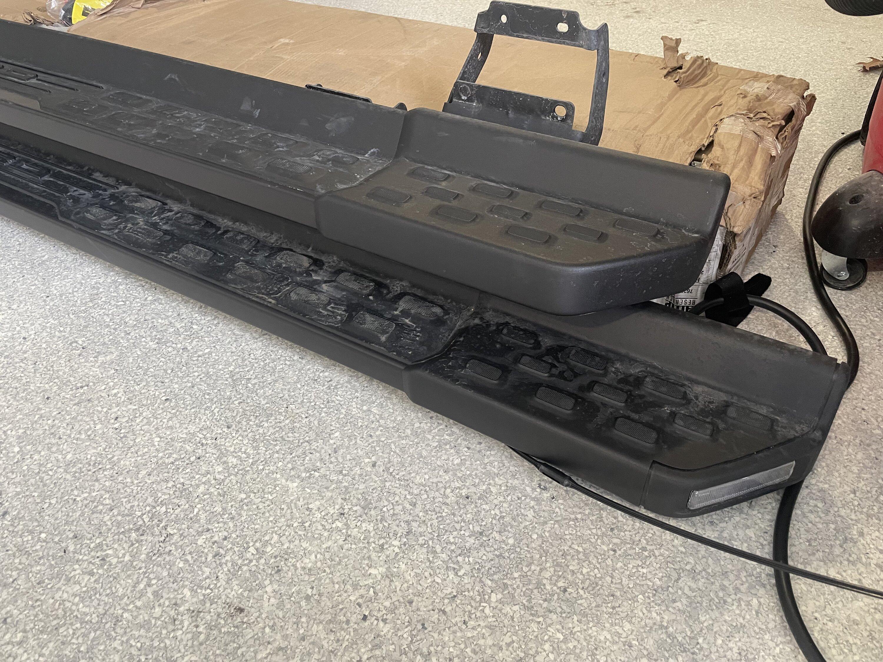 Ford F-150 Lightning For Sale: OEM Lightning Lariat Running Boards $350 IMG_8677