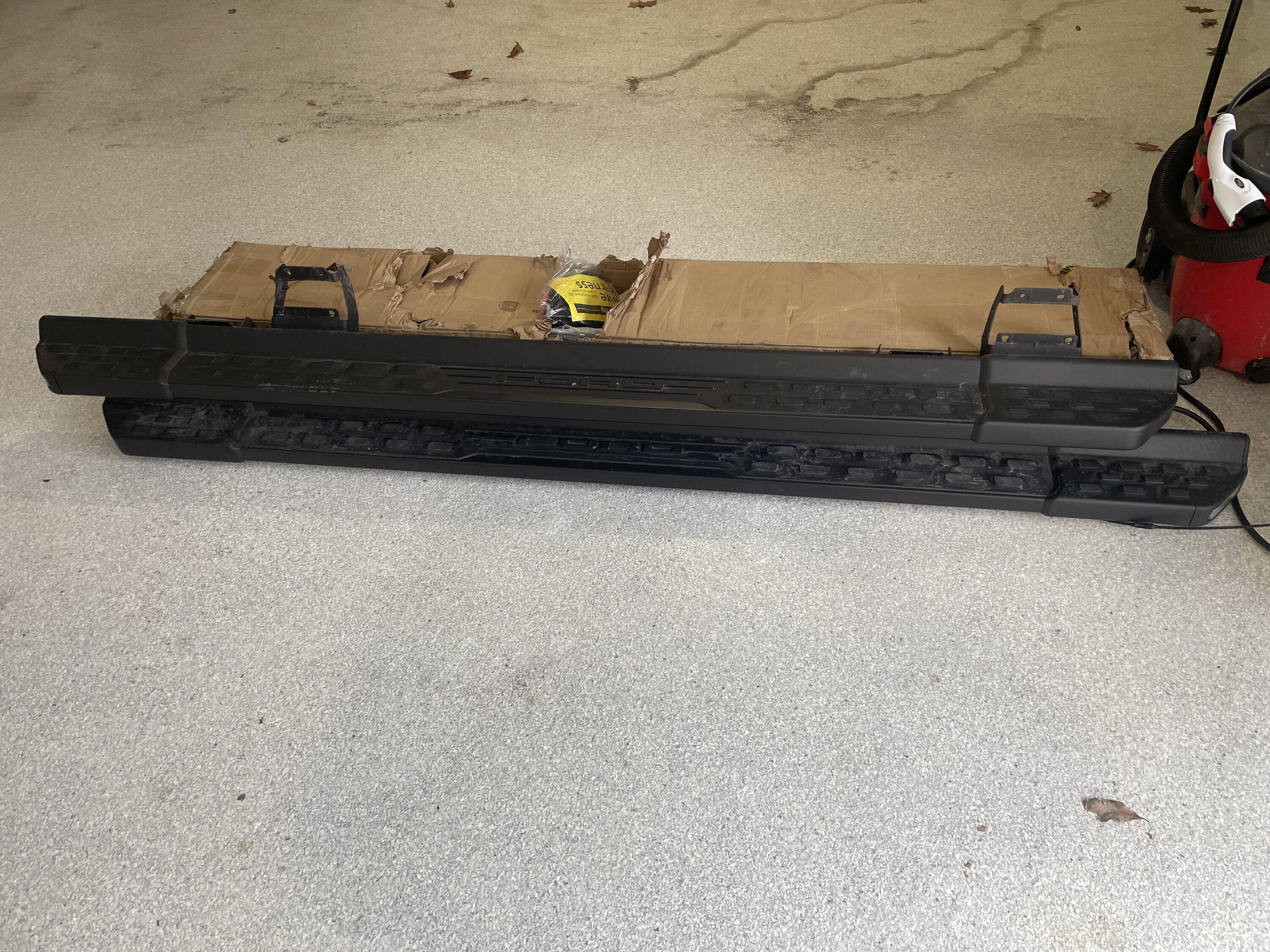 Ford F-150 Lightning For Sale: OEM Lightning Lariat Running Boards $350 IMG_8678
