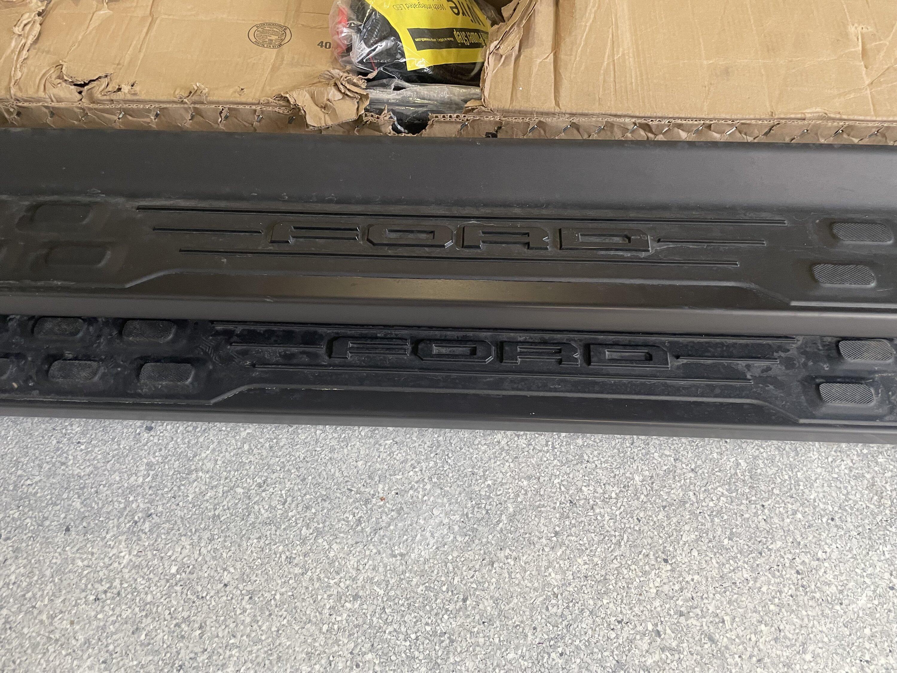 Ford F-150 Lightning For Sale: OEM Lightning Lariat Running Boards $350 IMG_8679