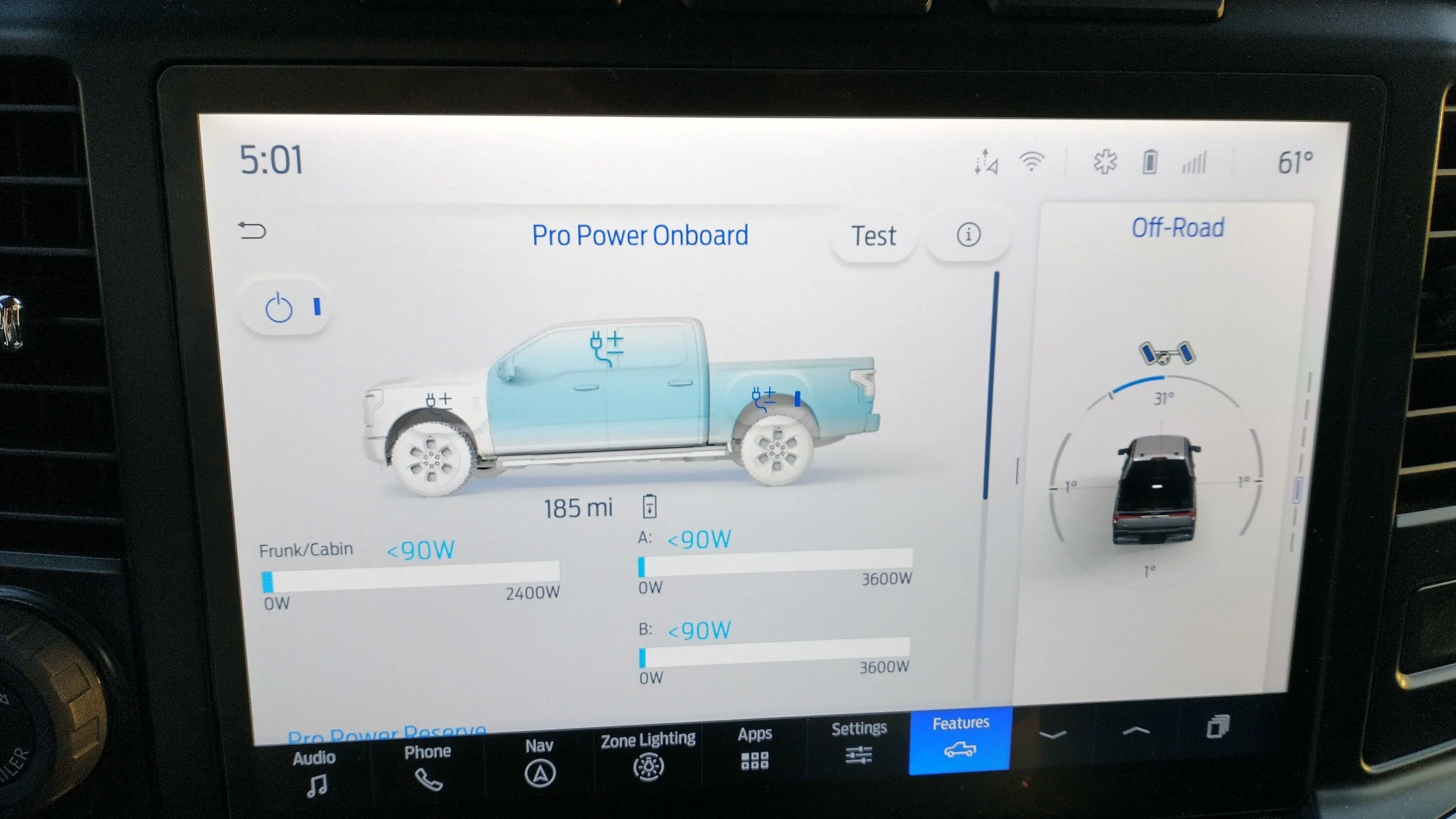 Ford F-150 Lightning Some Nitpicks after Five Weeks IMG_20230213_170159258_HDR Ford F150 Lightning Pro Power Onboard display screen hmm Off-Road 