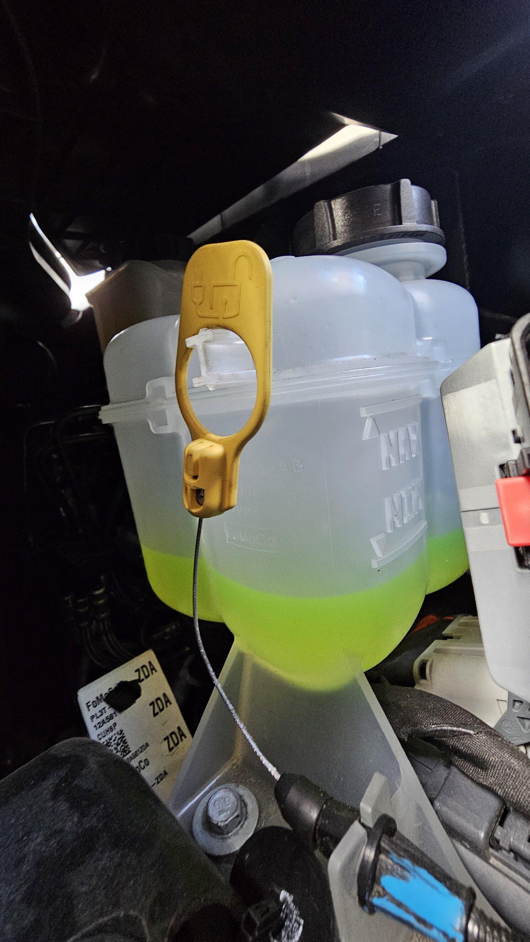 Ford F-150 Lightning Low Coolant Level and dropping - VC-13DL-G coolant