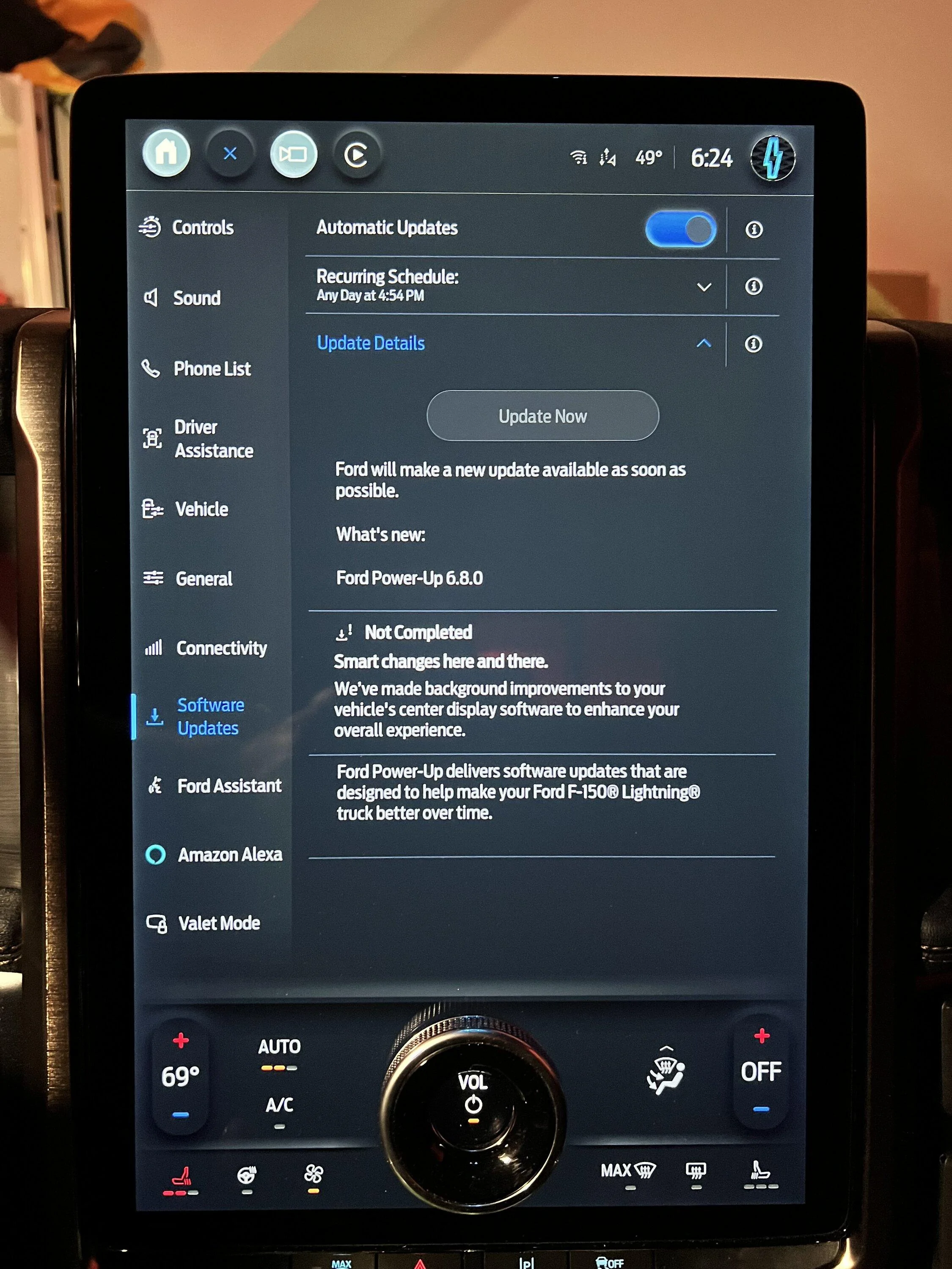 Ford F-150 Lightning Power-Up OTA 6.8.0 - Smart Changes: Center Screen IMG_0505
