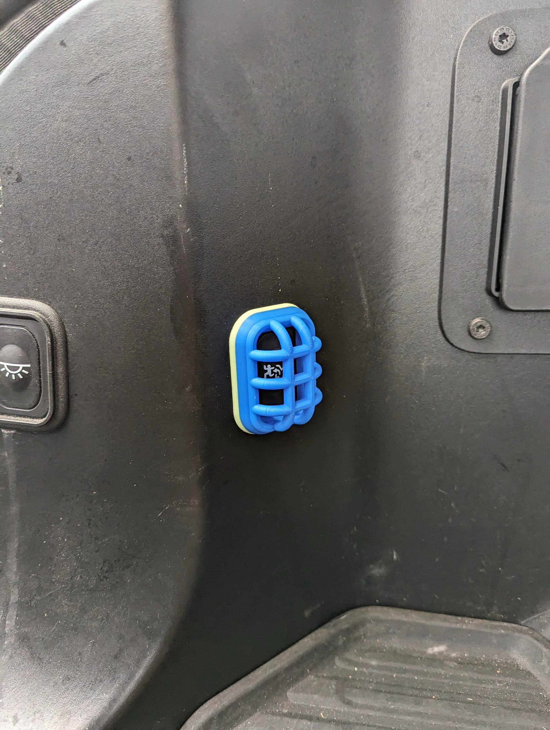 Ford F-150 Lightning Cover for Frunk Emergency Release Button PXL_20231230_134255075