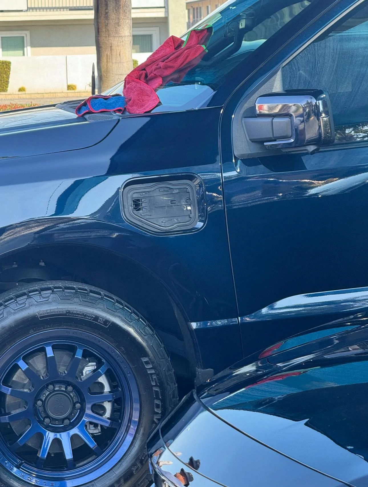 Ford F-150 Lightning Brothers Charging Port Door Fell Off IMG_0527