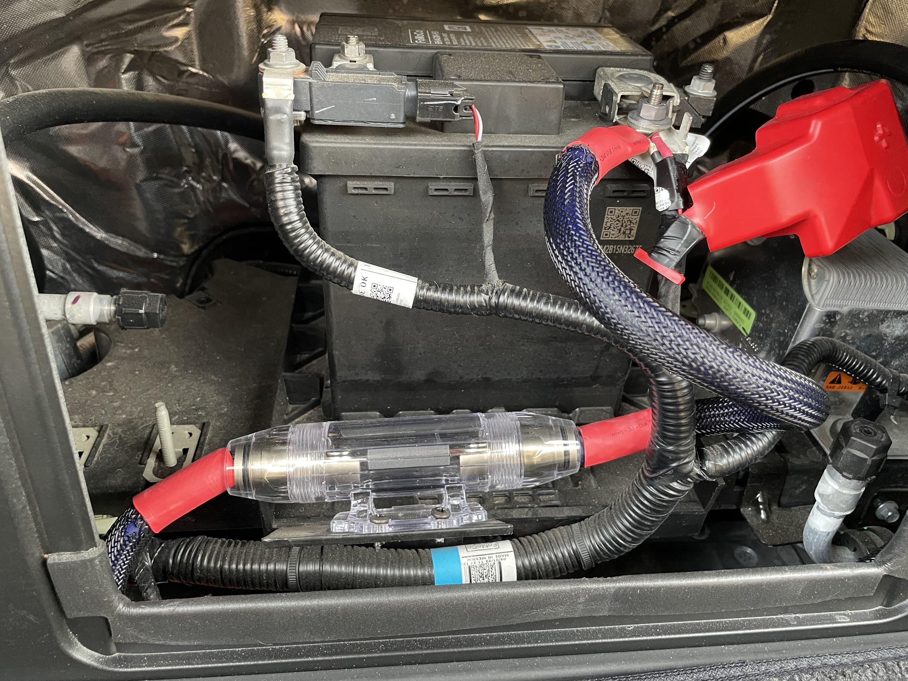 Ford F-150 Lightning Adding a Sub Woofer to factory B&O IMG_3380