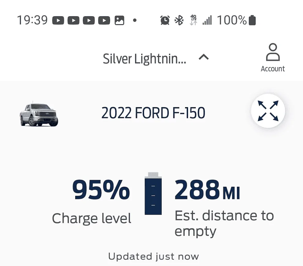 Ford F-150 Lightning SOC Percentage Fluctuation 1704897454367