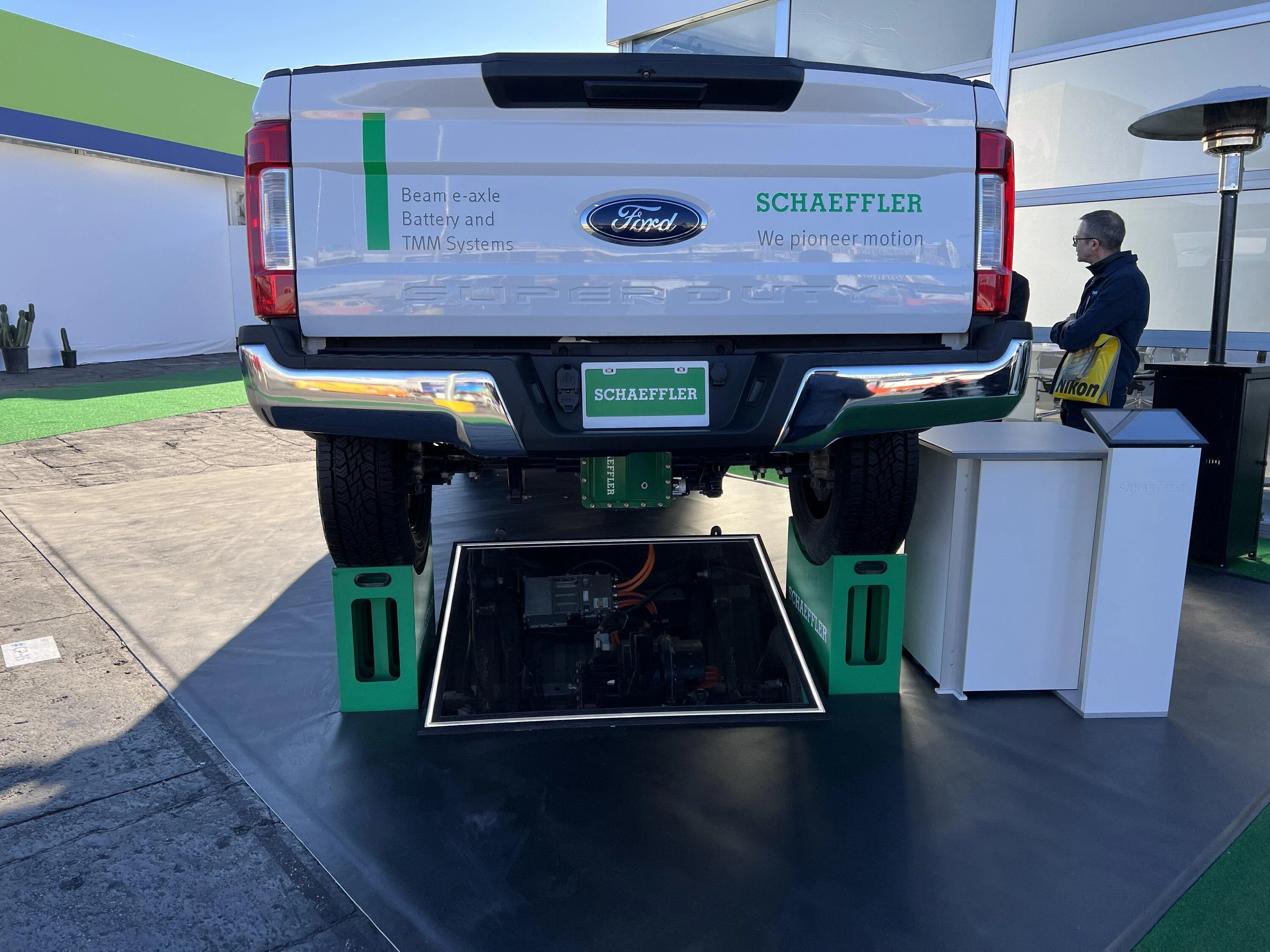 Ford F-150 Lightning Fun EVs spotted at CES IMG_4983