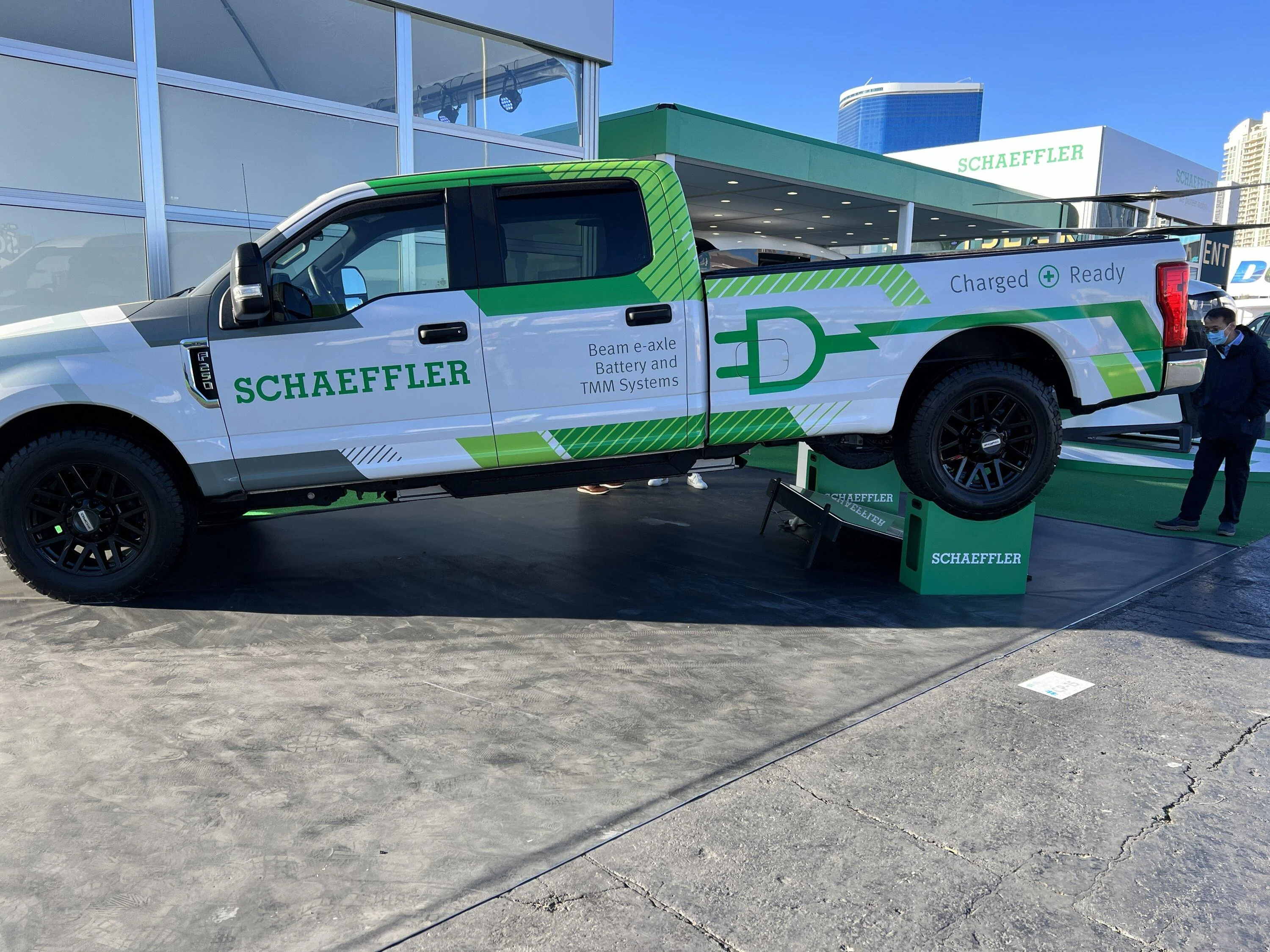 Ford F-150 Lightning Fun EVs spotted at CES IMG_4986