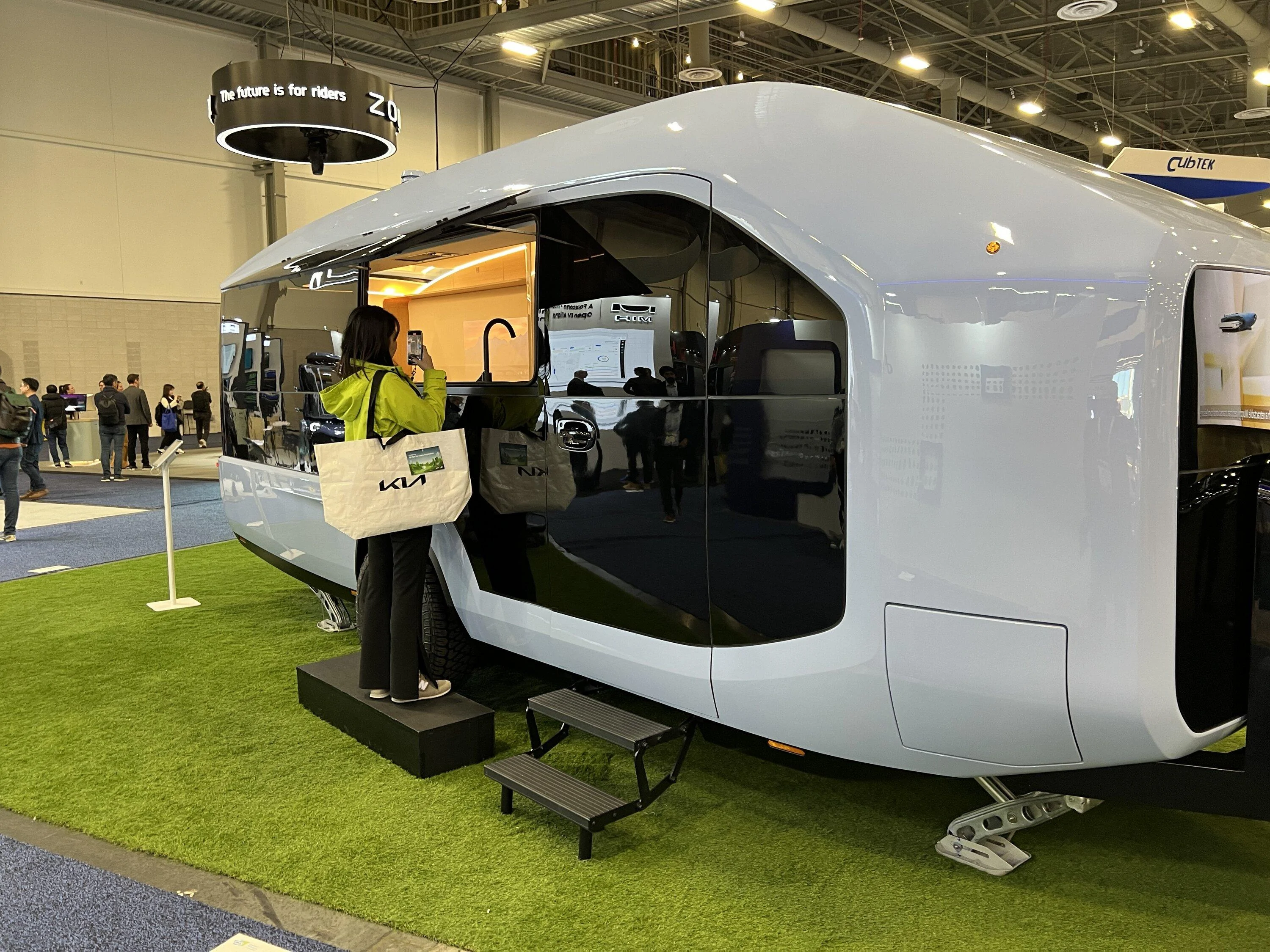 Ford F-150 Lightning Fun EVs spotted at CES IMG_4921