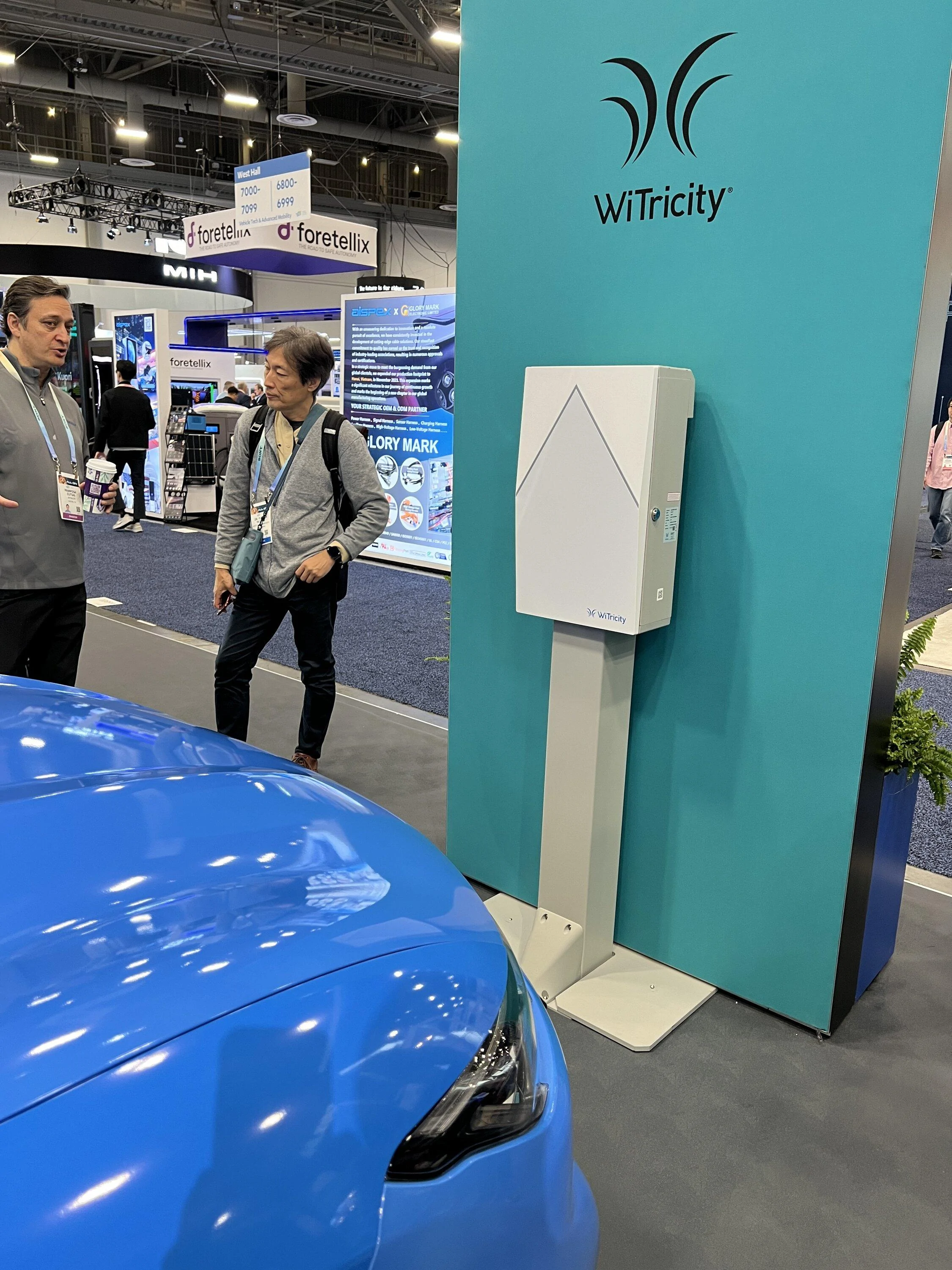 Ford F-150 Lightning Wireless charger pad capable of 11kw (shown at CES) IMG_4925