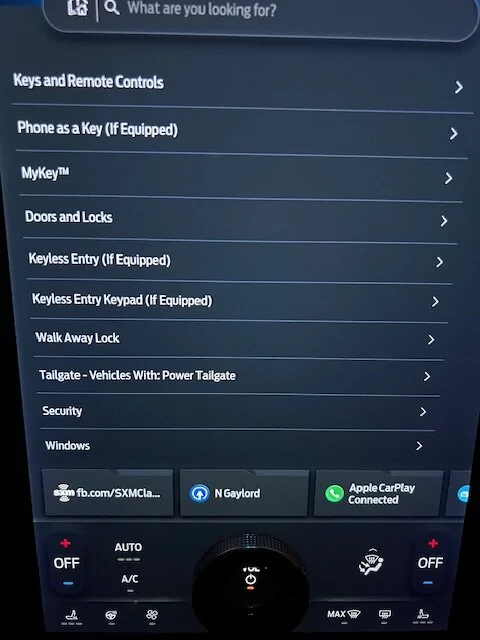 Ford F-150 Lightning Lock on walkaway 1705184580036