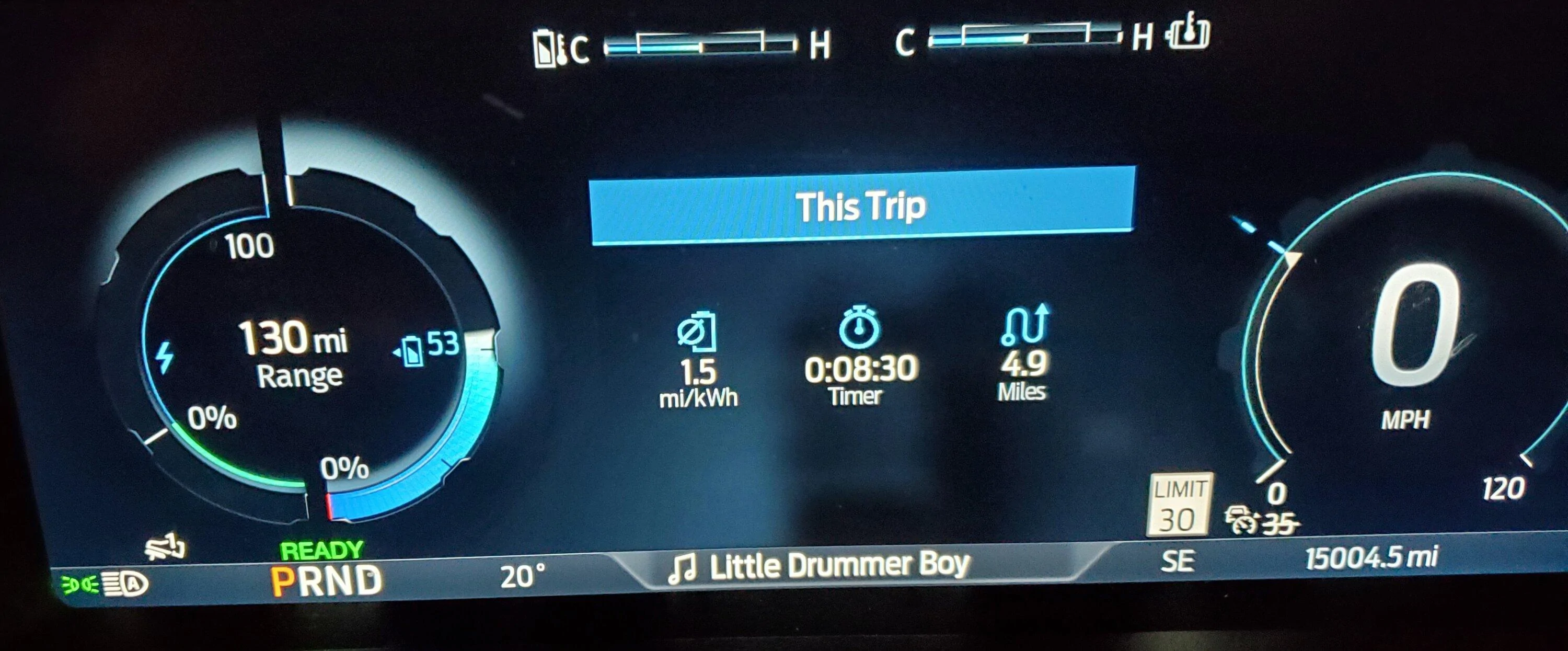 Ford F-150 Lightning -20F to -30F performance and experience 20240117_191542