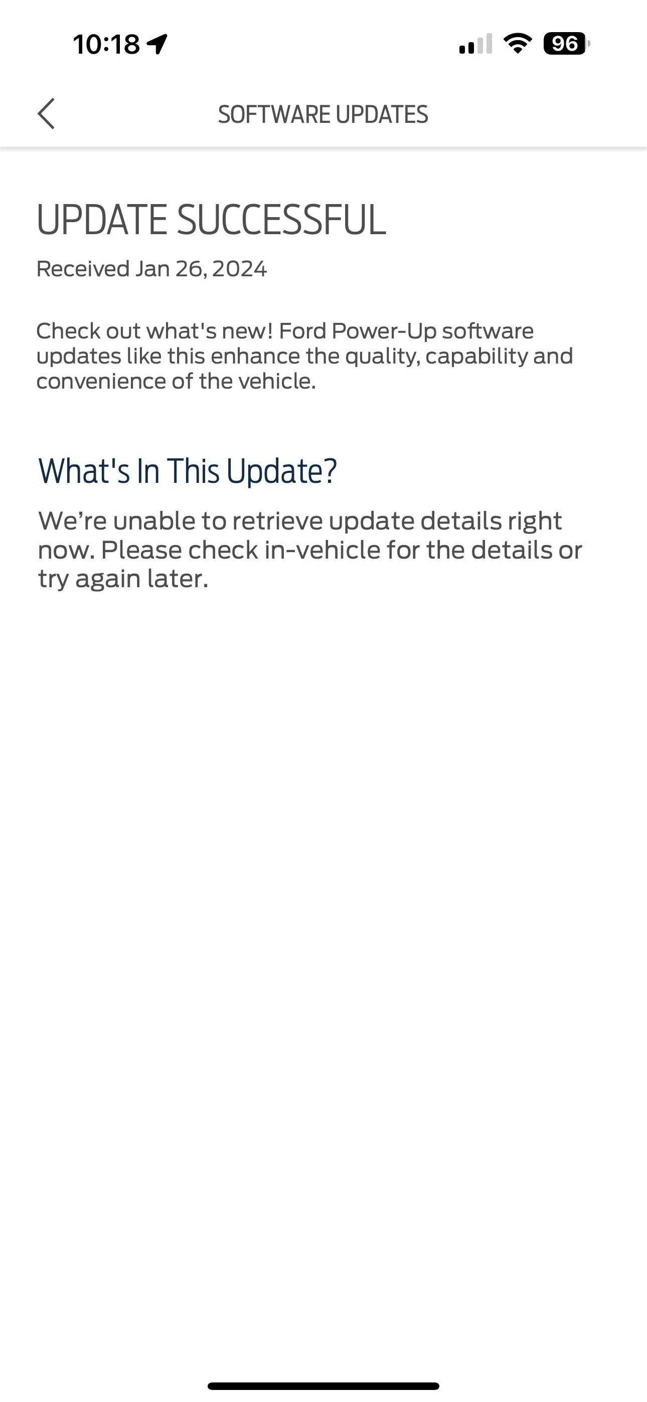 Ford F-150 Lightning I just got an update... Secret Updat