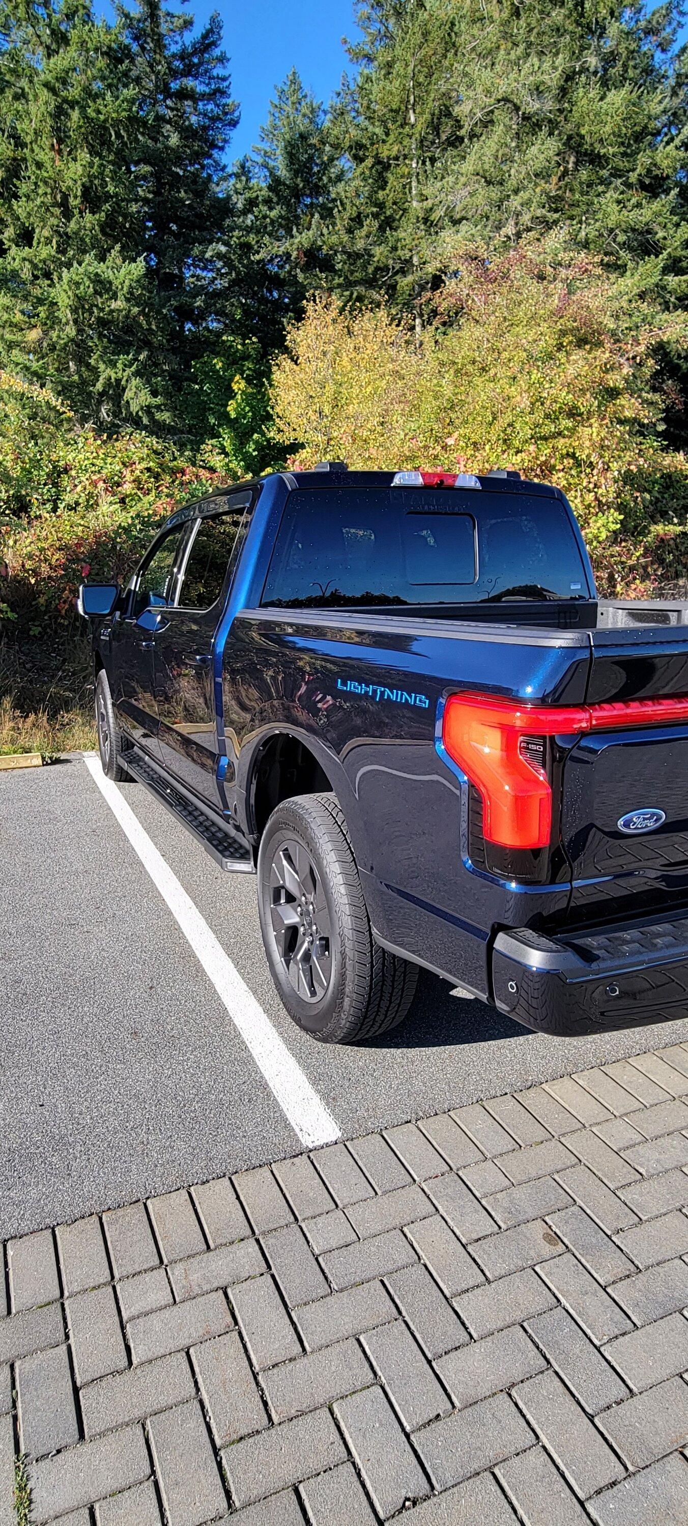Ford F-150 Lightning ANTIMATTER BLUE F-150 Lightning Photos & Club 20231001_093117
