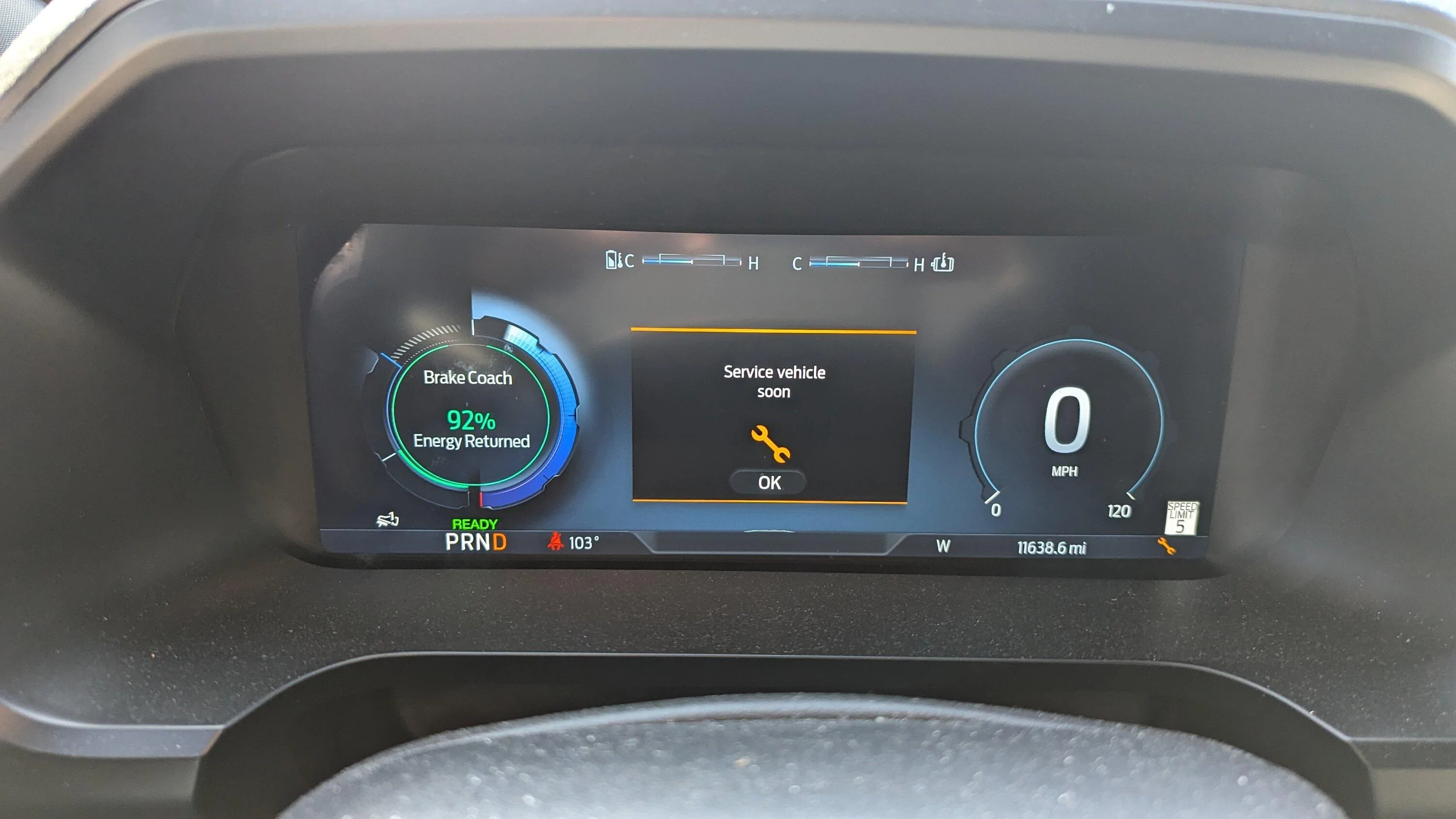 Ford F-150 Lightning Weird limited power issue with apparent front motor failure PXL_20230919_205140784.MP