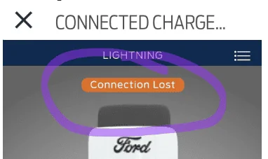 Ford F-150 Lightning Charge station pro cannot connect to charging station 1707924240277