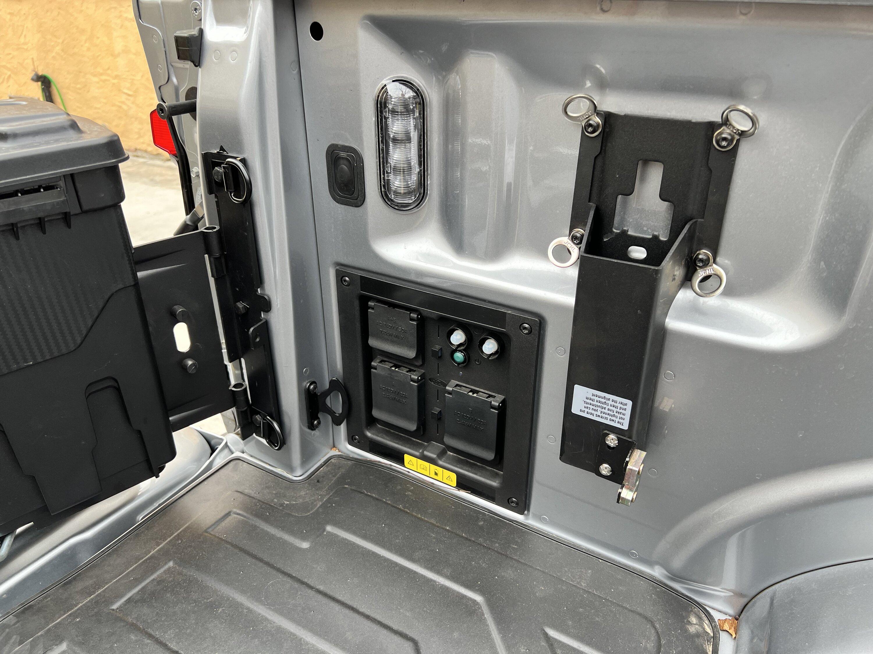 Ford F-150 Lightning Swing out fender box IMG_3913